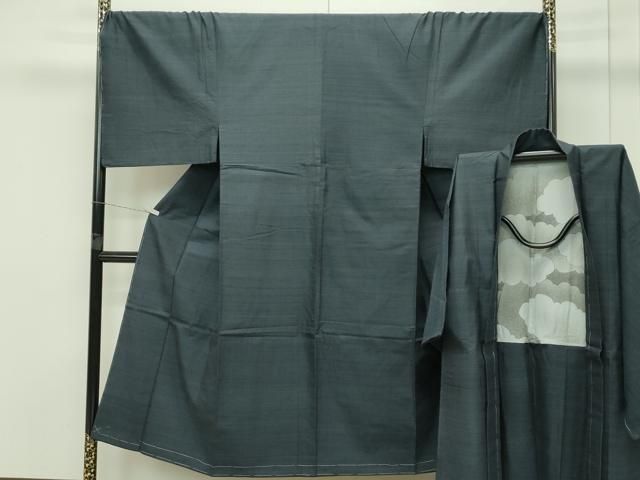 平和屋着物 上 男性 紬 アンサンブル キングサイズ 霞文 三越扱い s 5