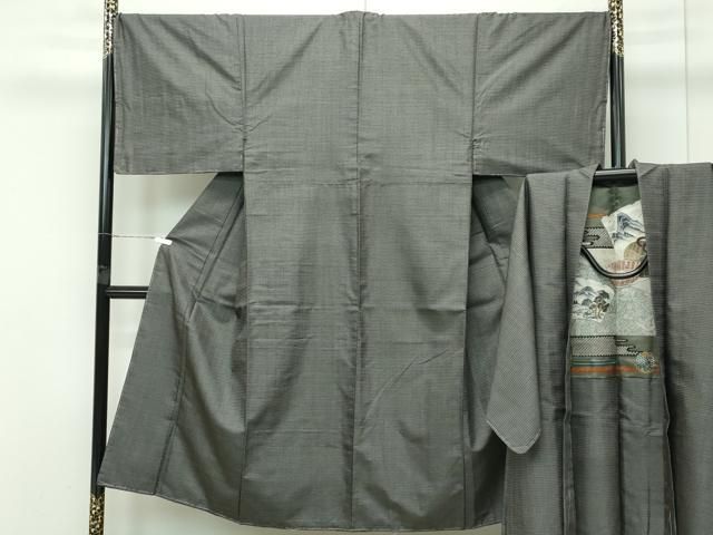 平和屋着物 上 男性 本場大島紬 アンサンブル 100亀甲 総詰め CZAA4292s5