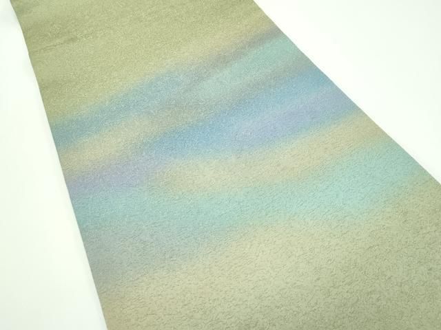 平和屋着物 最 久保田一竹 幻の辻が花 太鼓柄袋帯 絞り 金通し地 s 5