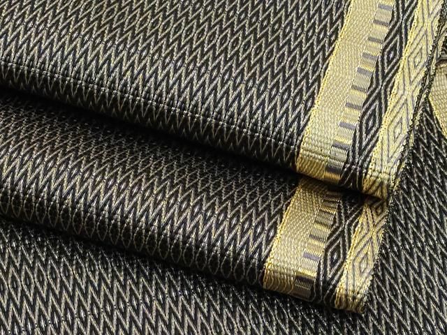 平和屋着物 上 ひなや工房 くむ あむ おる 伊豆蔵明彦 組織 全通柄袋帯 間道 金糸 s 5