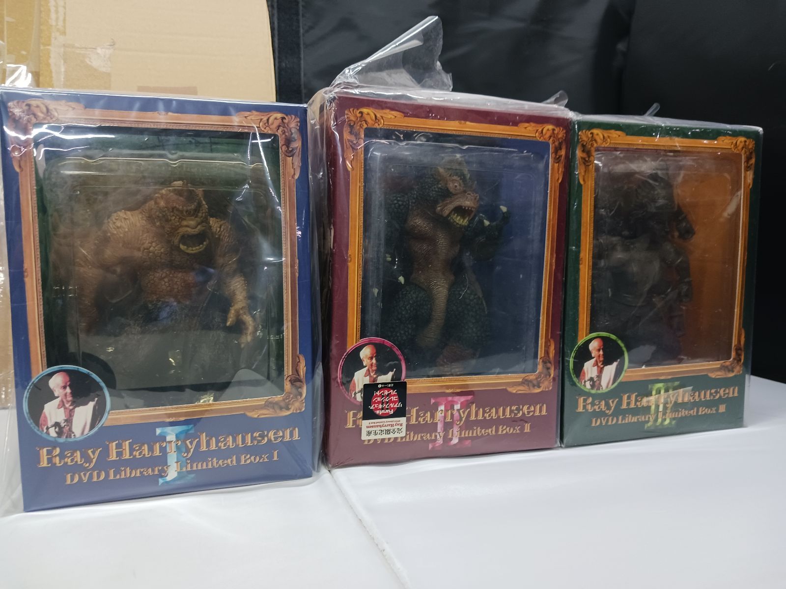 DVD レイ ハリーハウゼン DVDライブラリー Limited Box 1 2 3 I II III フィギュア付き シンドバッド虎の目大冒険は