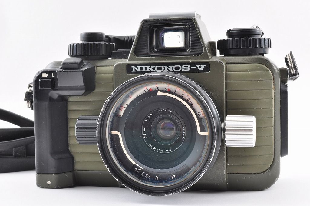 ＃【ジャンク品】　NIKONOS-V フィルムカメラ オリーブグリーン ジャンク品】 NIKONOS-V フィルムカメラ オリーブグリーン Nikon