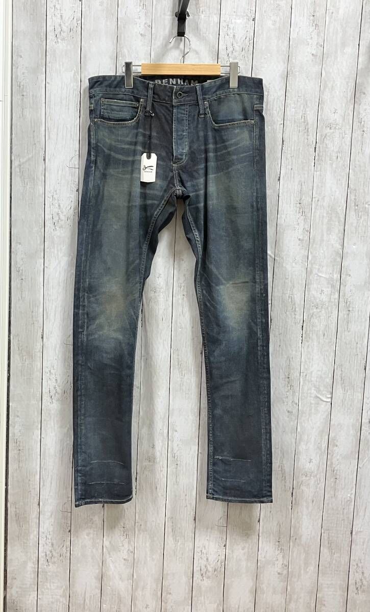✨美品/特大サイズ(W34/XL)✨DENHAM RAZOR デニムパンツ 濃紺 デンハム デニム ジーンズ W34 ✨美品/特大サイズ(W34/XL)✨DENHAM