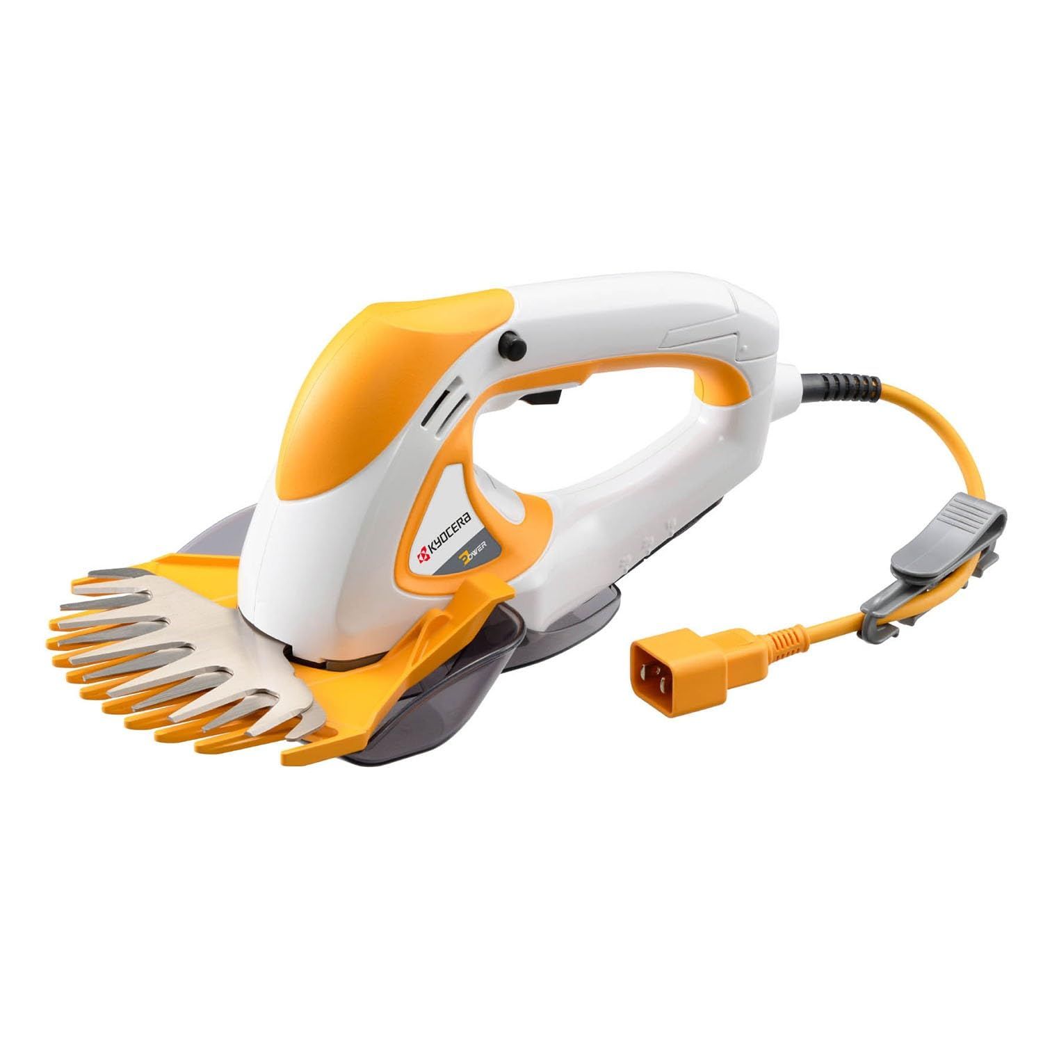 京セラ Kyocera 旧リョービ バリカン AB 1620 刈込幅160 mm キワ刈りガイド付 693951 A キワ刈りガイドで壁や刃を傷つけないでキワの芝をカット 両刃駆動 刈込高さ3段階ワンタッチ調節 切味長持ちニッケルコーティン