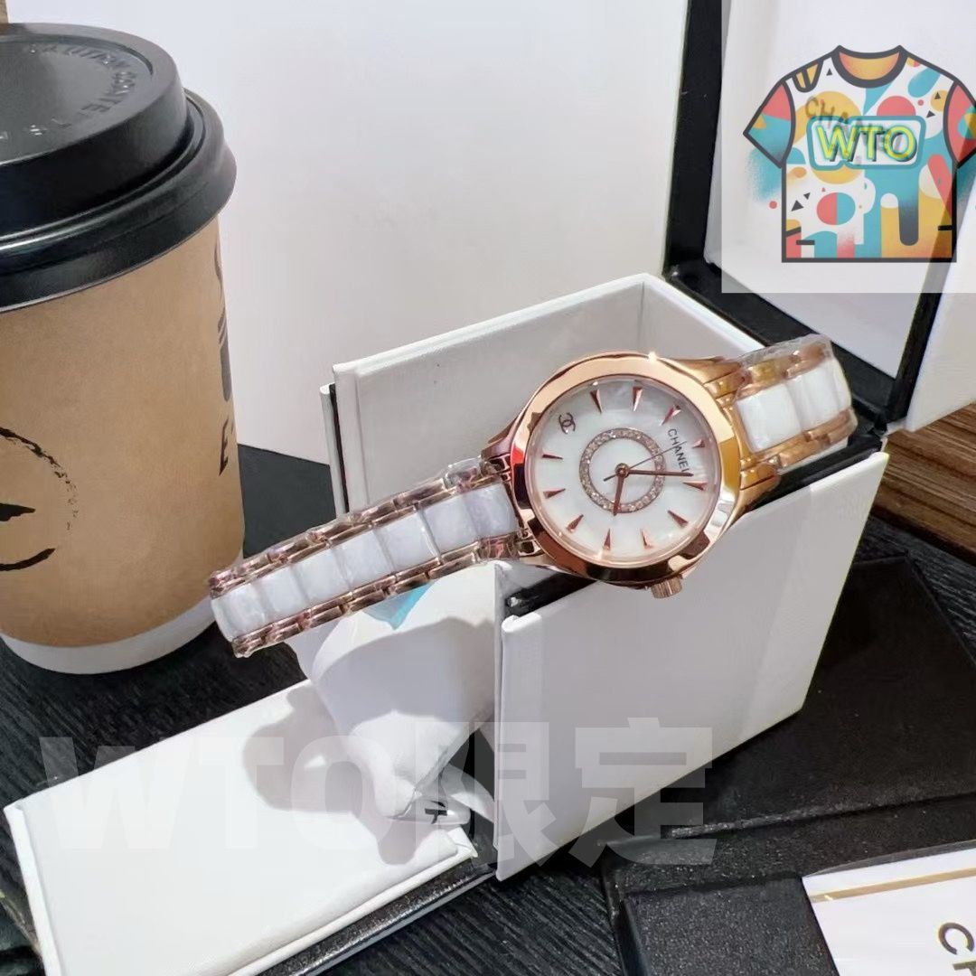 WTO通販 Chanel シャネル セラミック レディース クォーツ ウォッチ-WTO輸入-SRN99