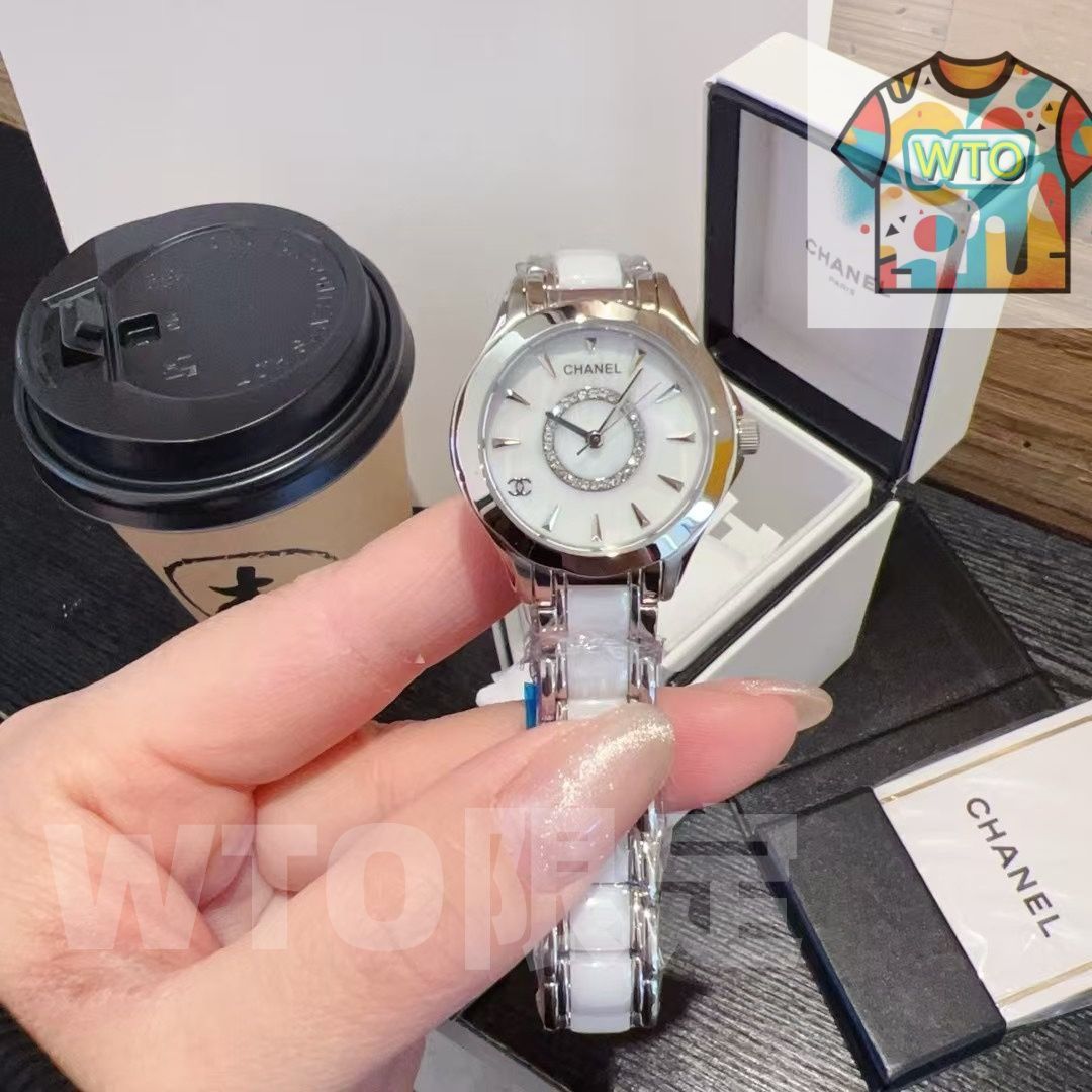 今日 Chanel シャネル セラミック レディース クォーツ ウォッチ-WTO輸入2