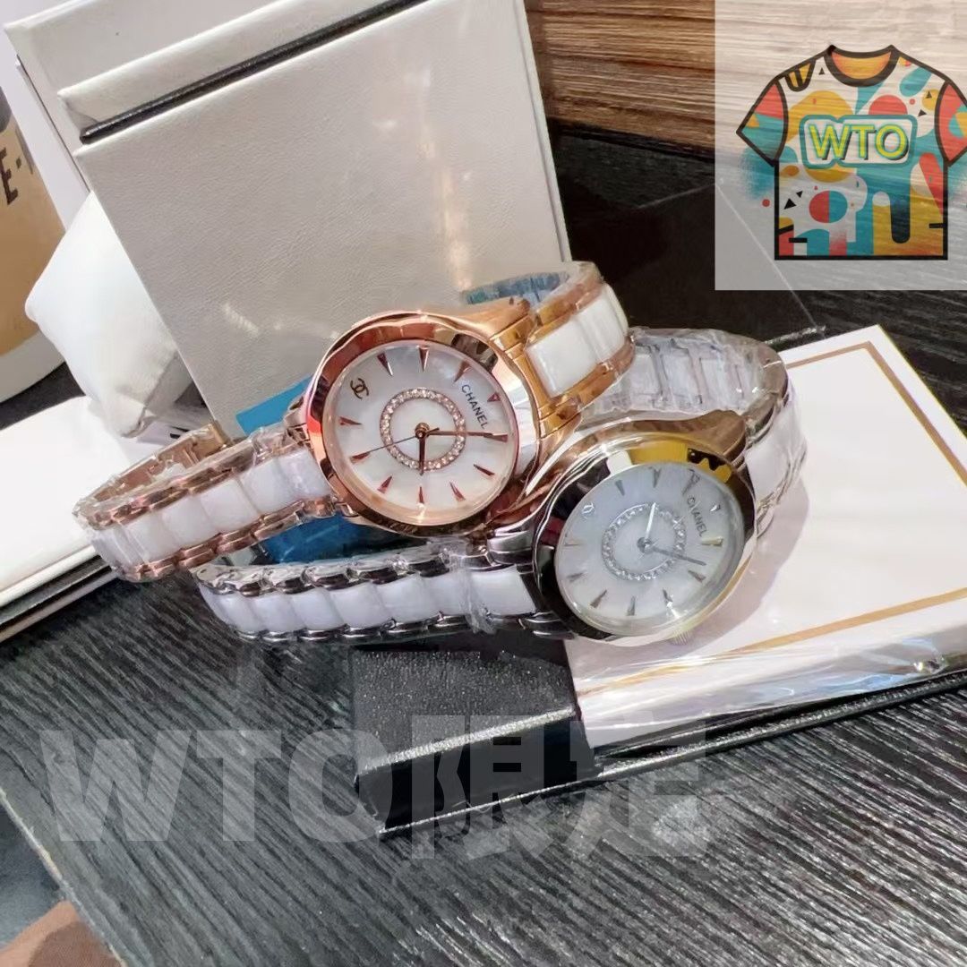  WTO通販 Chanel シャネル セラミック レディース クォーツ ウォッチ-WTO輸入-SRN 99 腕時計(デジタル) 時計