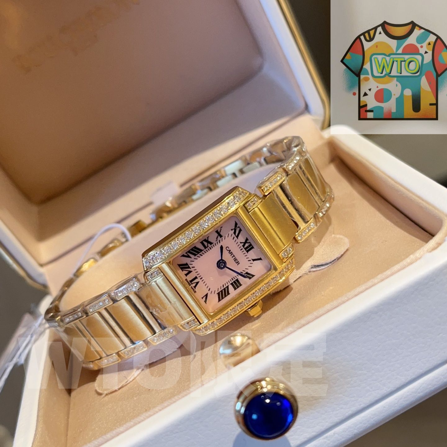  今日 Cartier カルティエ Tank Fran aise フランセーズ ウォッチ 腕時計(デジタル) 時計