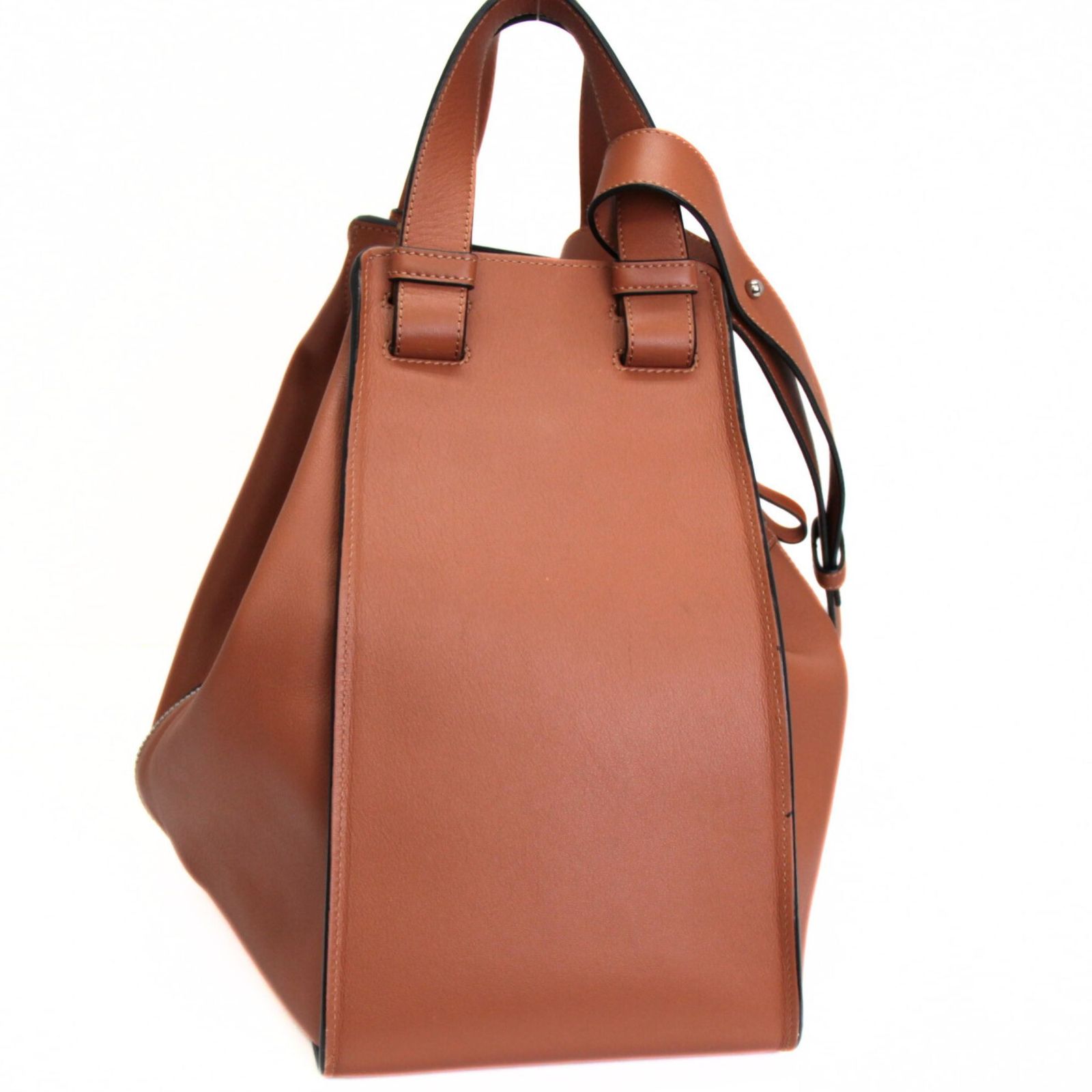 ロエベ LOEWE ハンモック ミディアム 2WAYバッグ レザー ブラウン 72212