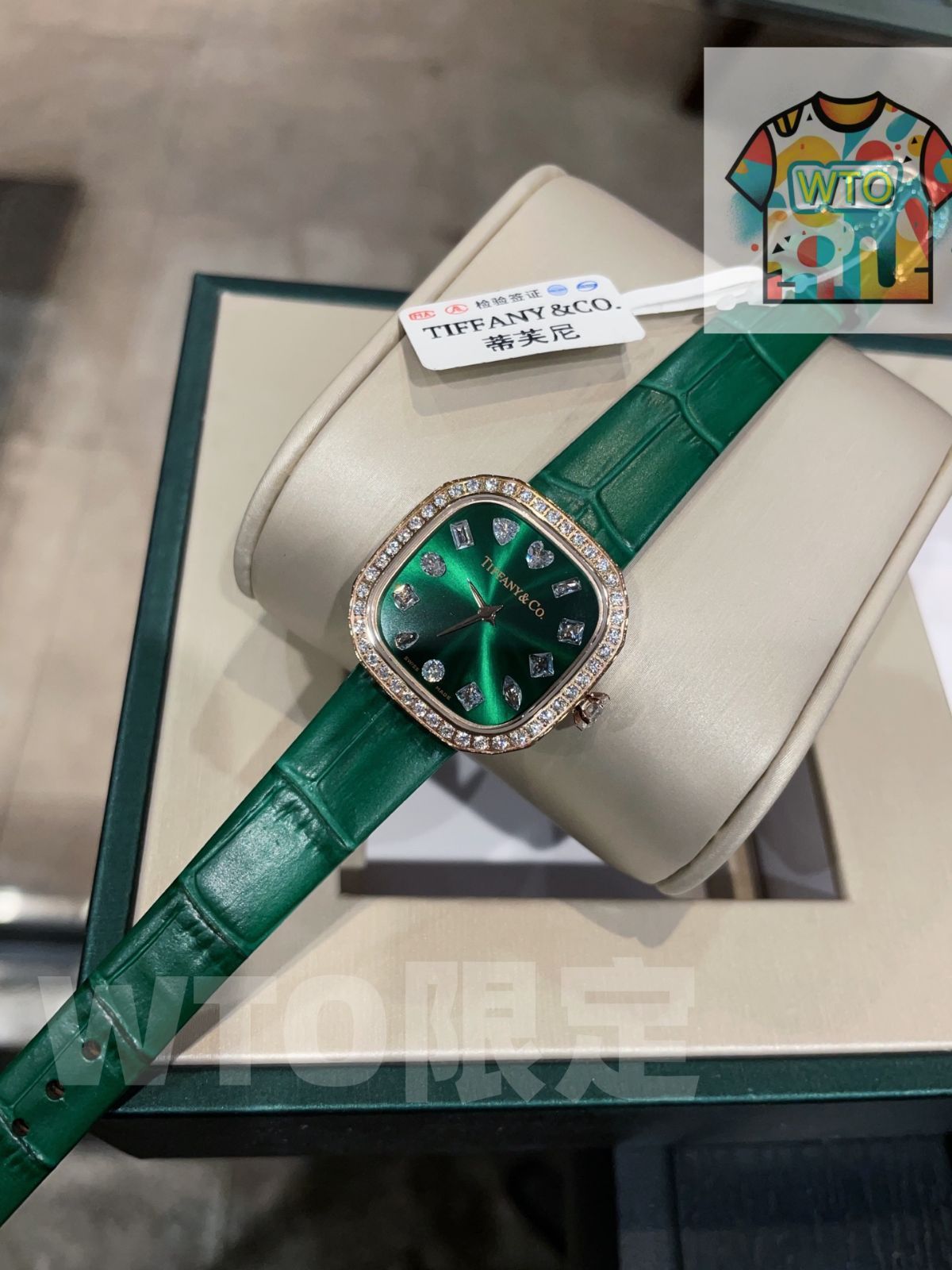 今日 Tiffany - Co. ティファニー ダイヤモンド ウォッチ-WTO輸入2