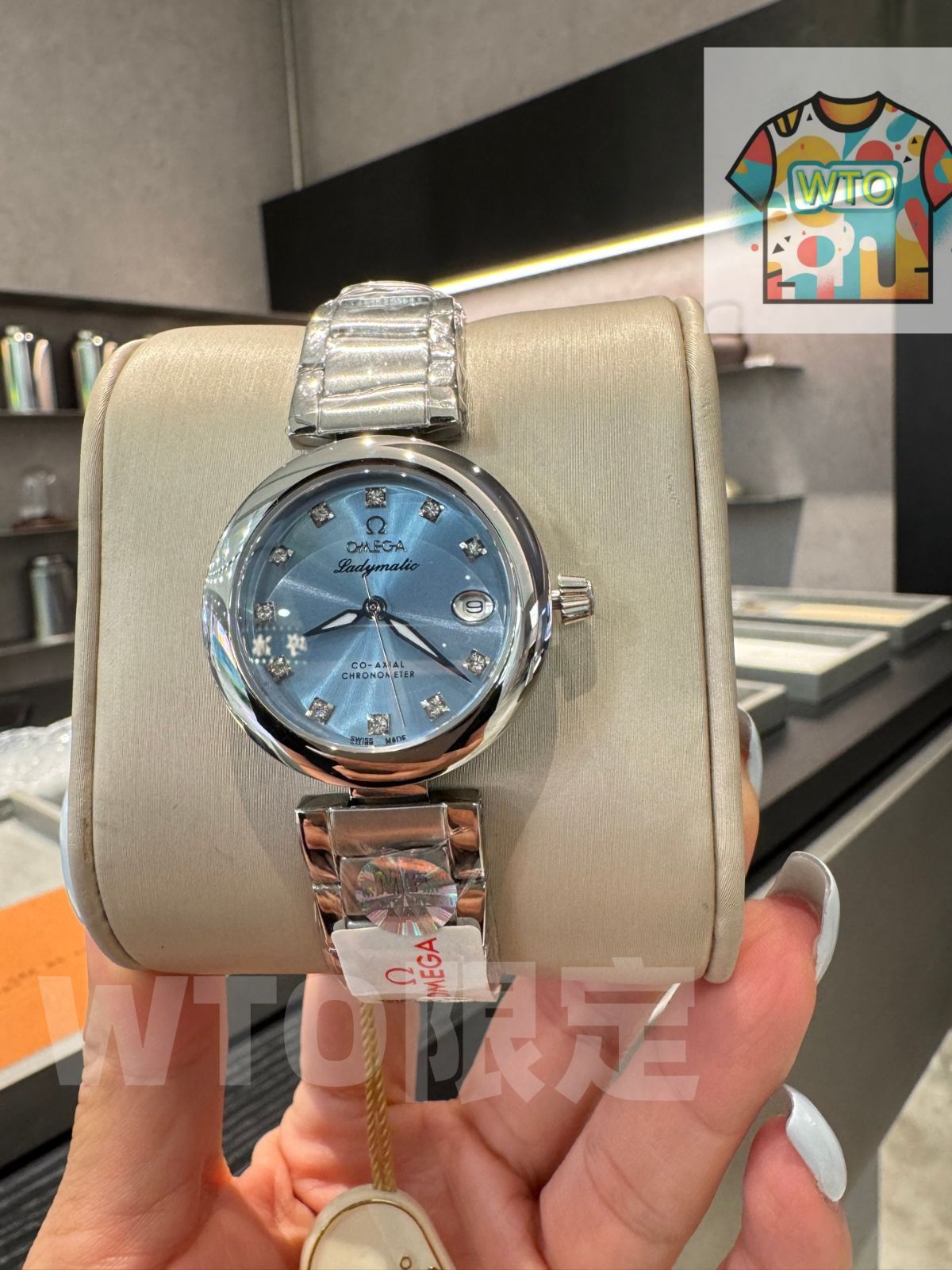  今日 Omega オメガ Ladymatic マカロン セラミックウォッチ-WTO輸入2 腕時計(デジタル) 時計