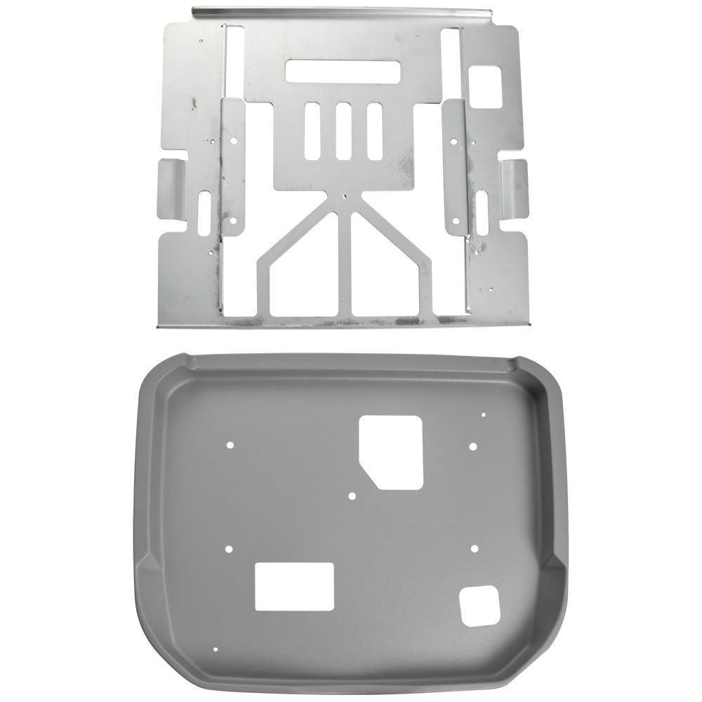 200系 ハイエース ワイドボディ ミドルルーフ フリップダウンモニター取付キット グレー 化粧カバー ブラケット