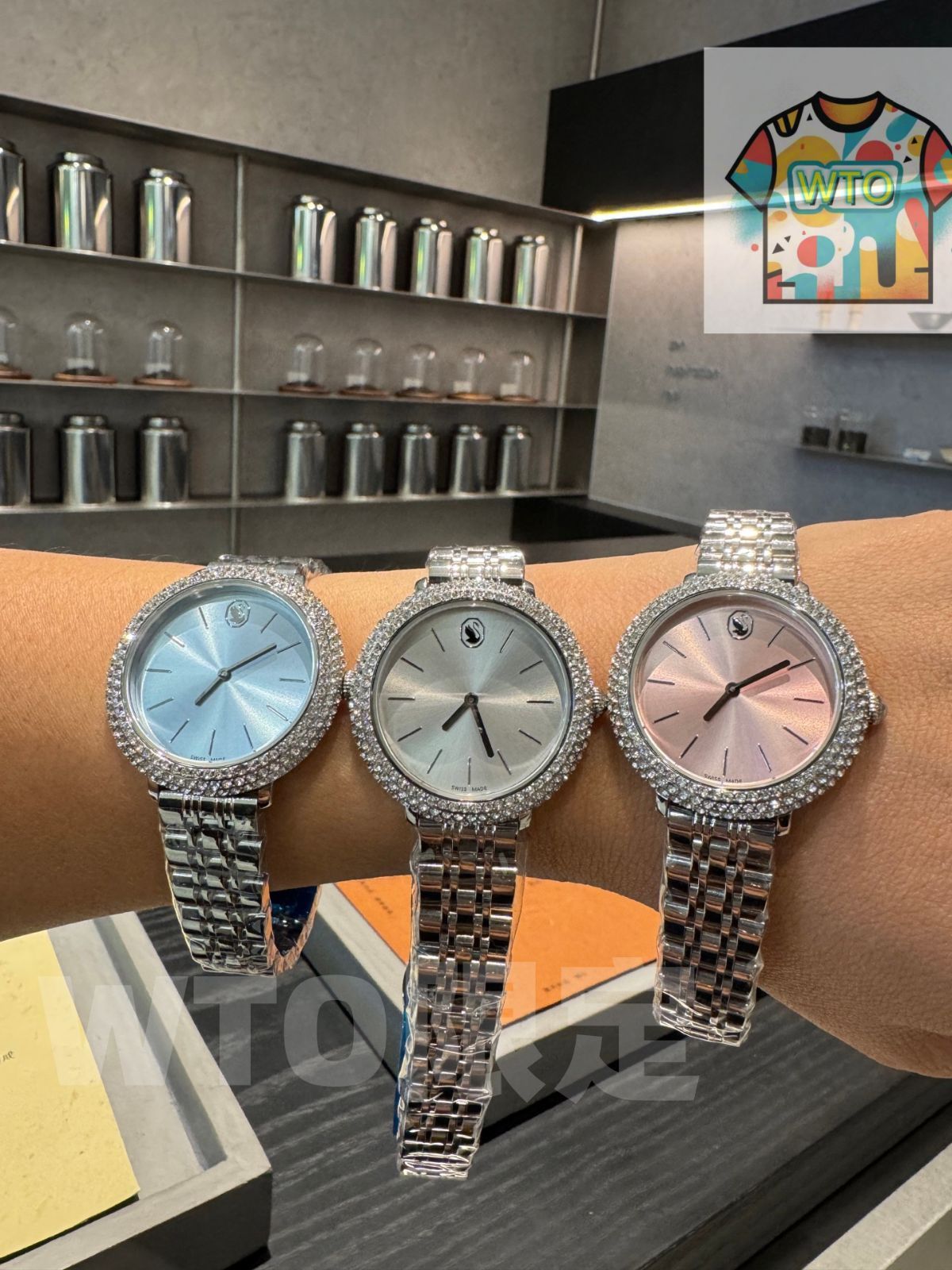  今日 Swarovski スワロフスキー サマー ファッション ウォッチ 腕時計(デジタル) 時計