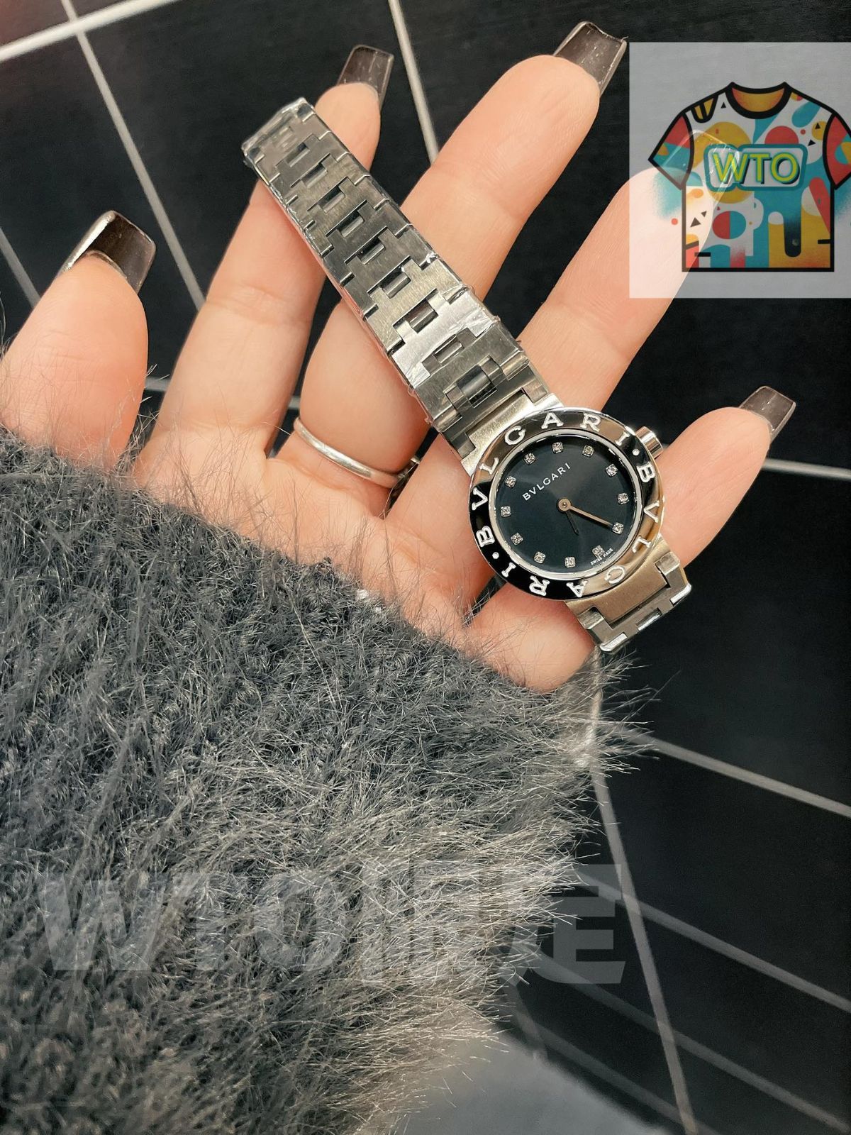 今日 Bulgari ブルガリ B.zero ブラック - シルバー ウォッチ