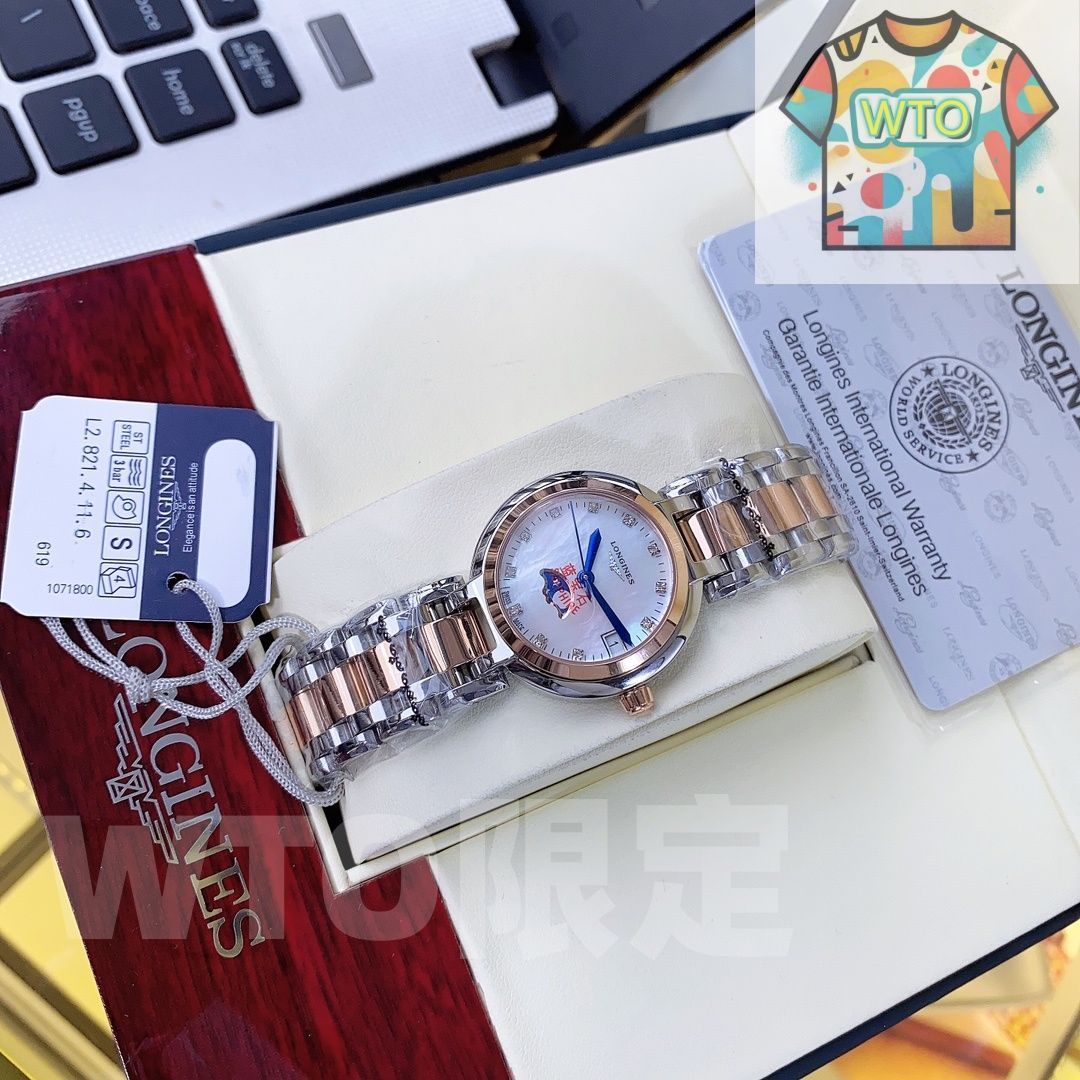  今日 Longines ロンジン Primaluna Women s Moon Phase Watch 腕時計(デジタル) 時計