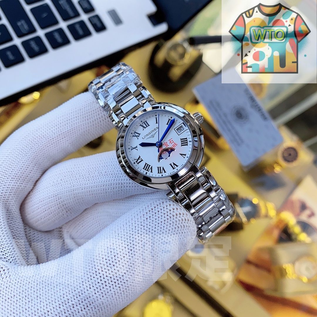 WTO通販 Longines ロンジン Primaluna Women s Moon Phase Watch-WTO輸入-ALQ65