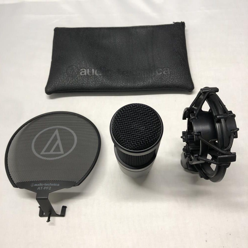 オーディオテクニカ AT2035 コンデンサーマイク ショックマウント ローカットスイッチ レコーディング 交換ネジ 15