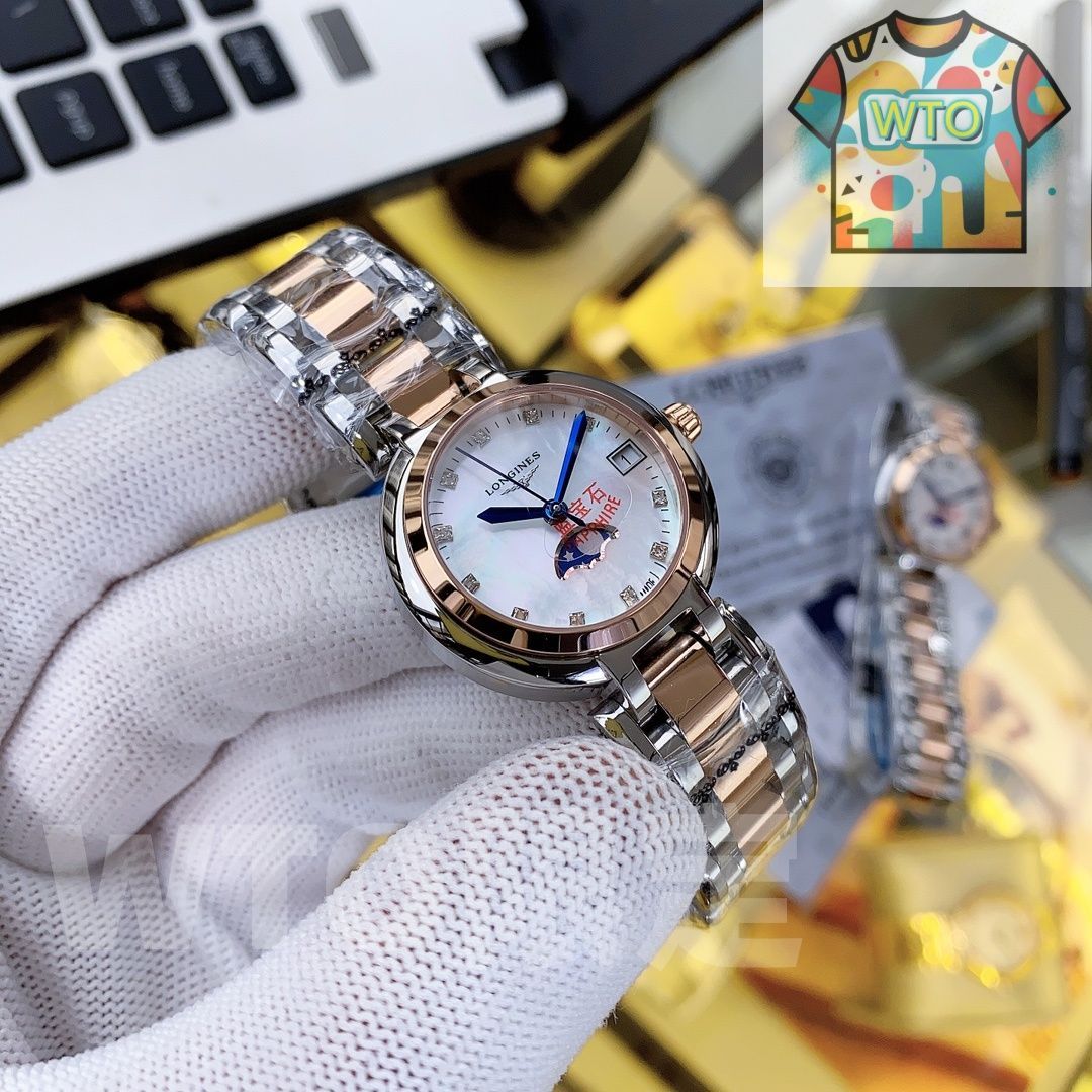 WTO通販 Longines ロンジン Primaluna Women s Moon Phase Watch-WTO輸入-AHL56