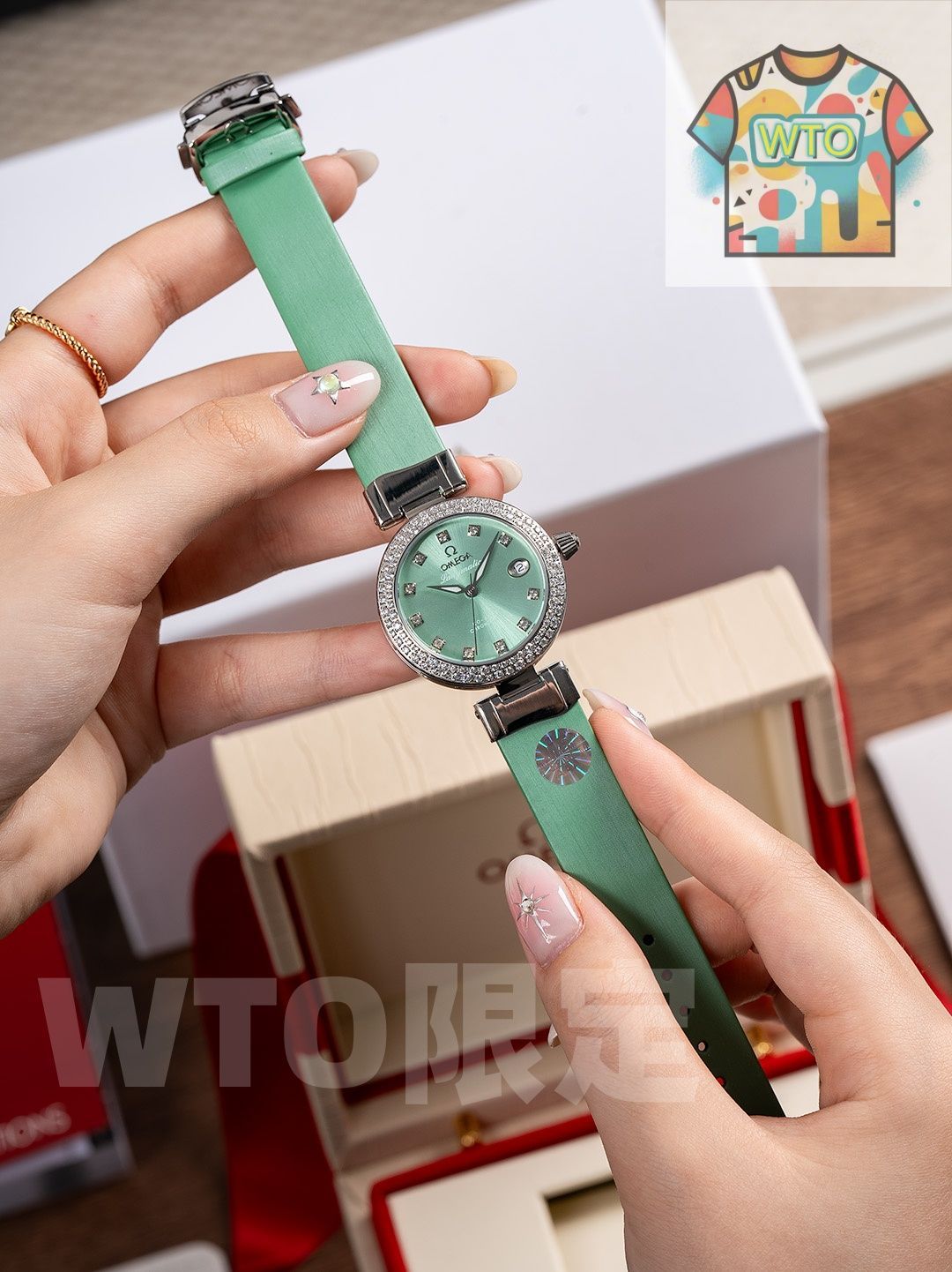 WTO通販 Omega オメガ Ladymatic マカロン ウォッチ-WTO輸入-ODV83