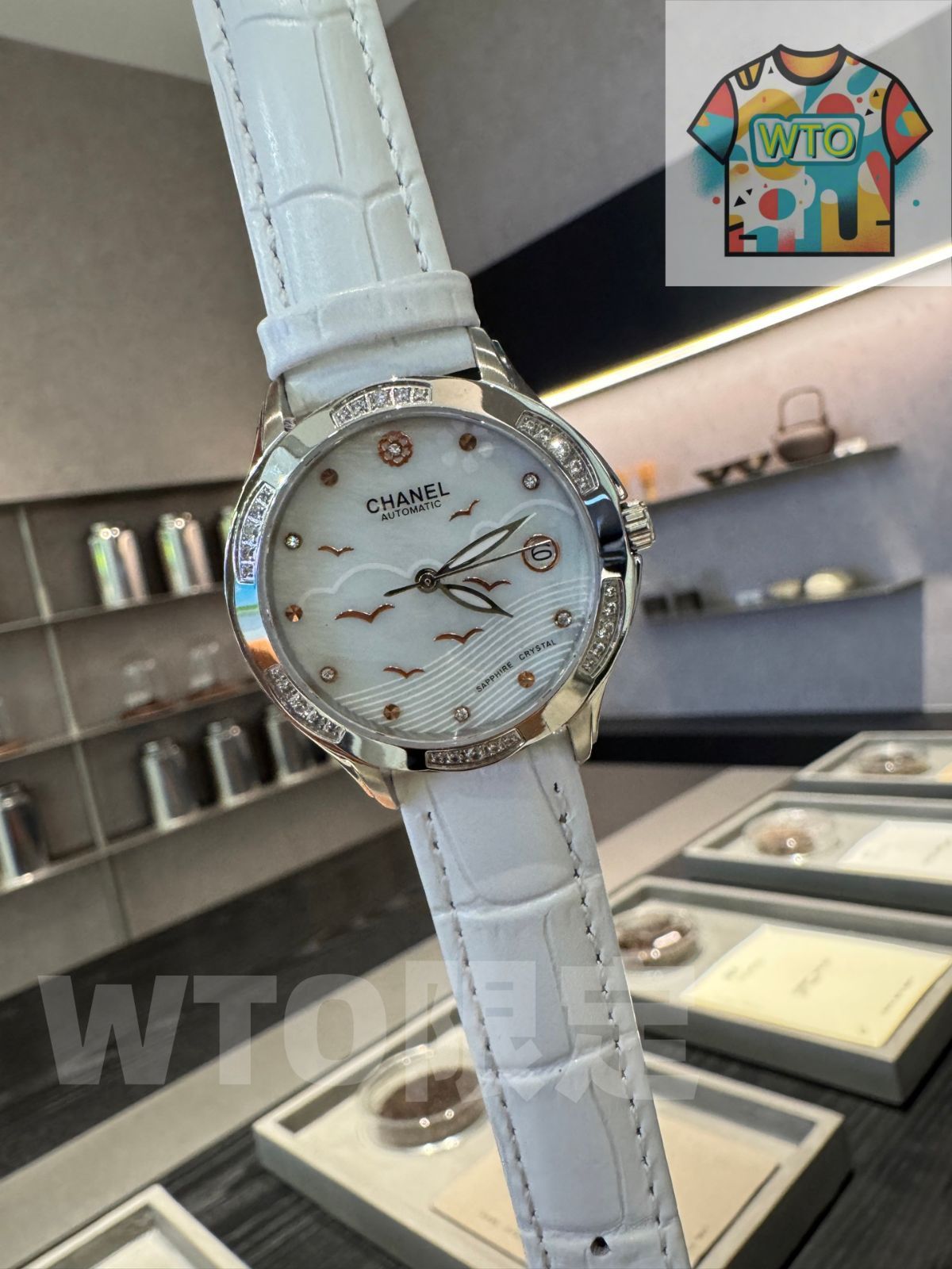  WTO通販 CHANEL シャネル ゴールド セラミック レディースウォッチ WTO輸入 CBV 78 腕時計(デジタル) 時計