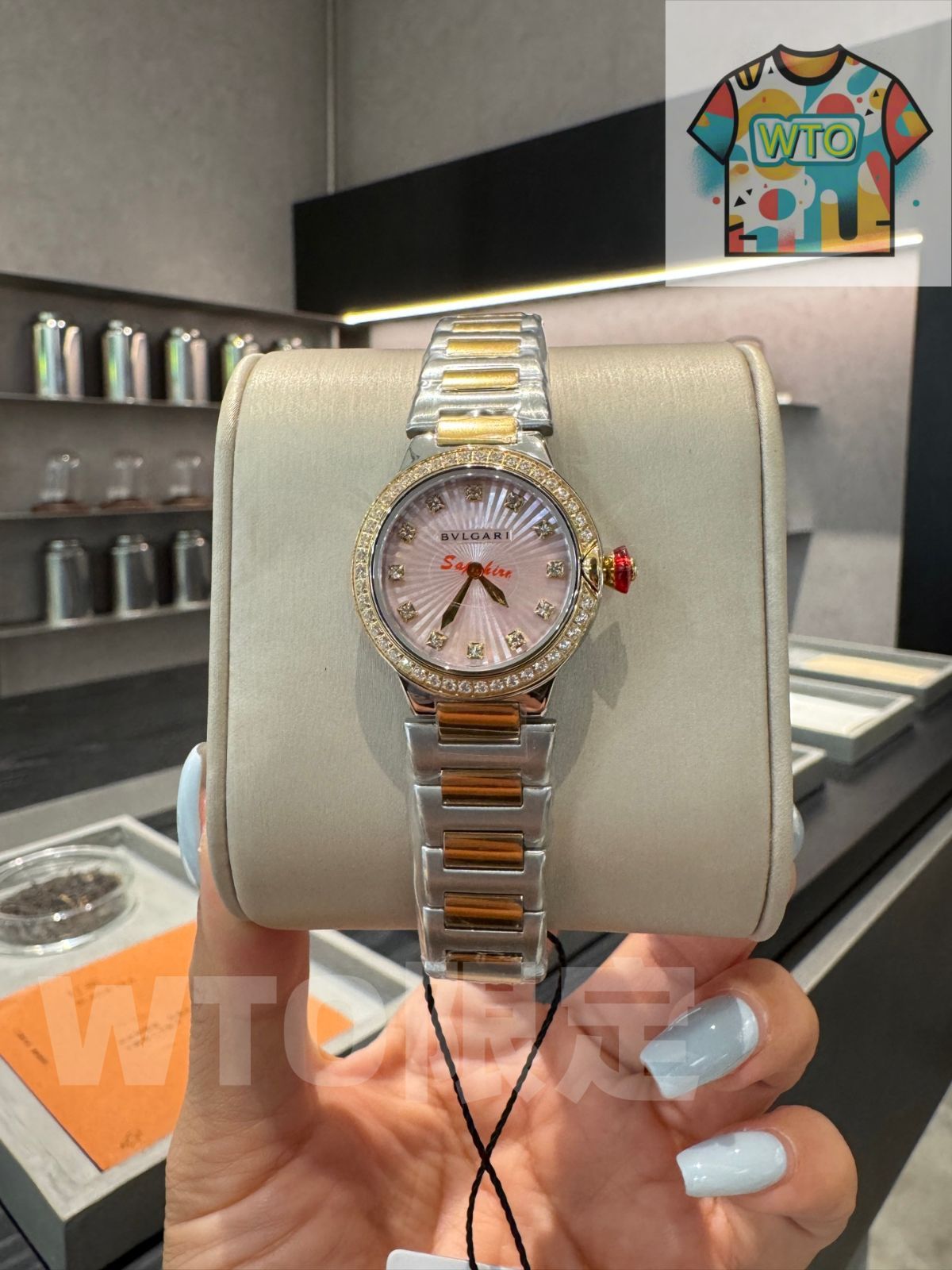 WTO通販 Bvlgari ブルガリ Lvcea サファイア ウォッチ-WTO輸入-GRW 46