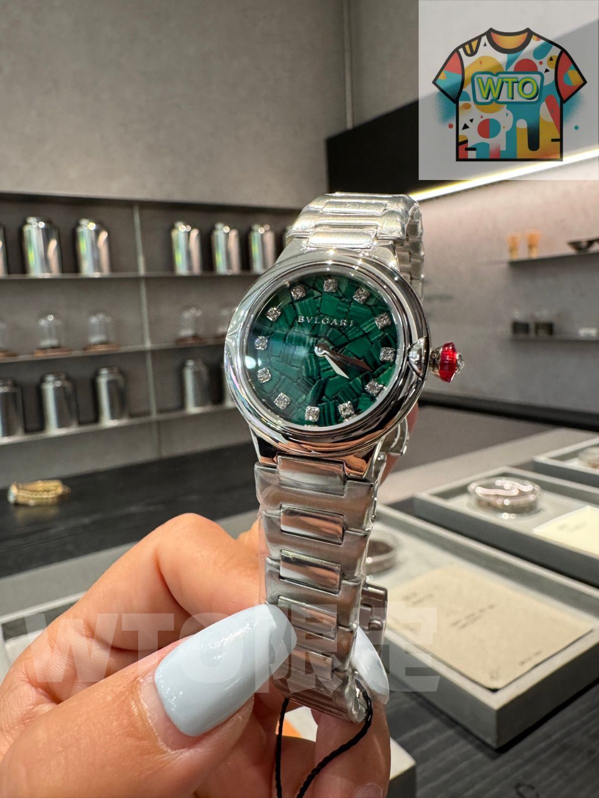 WTO通販 Bvlgari ブルガリ Lvcea サファイア ウォッチ-WTO輸入-VBI 77