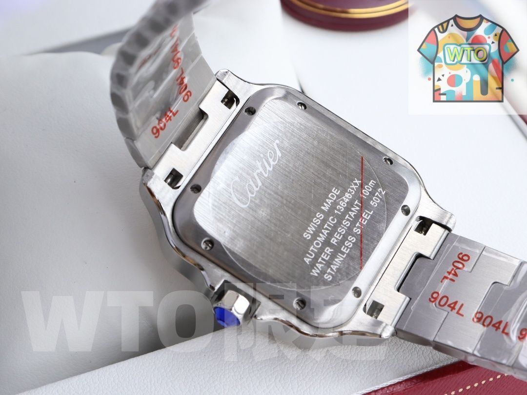  今日 Cartier カルティエ サントスシリーズ 全自動機械ムーブメント搭載 WTO輸2入 腕時計(デジタル) 時計