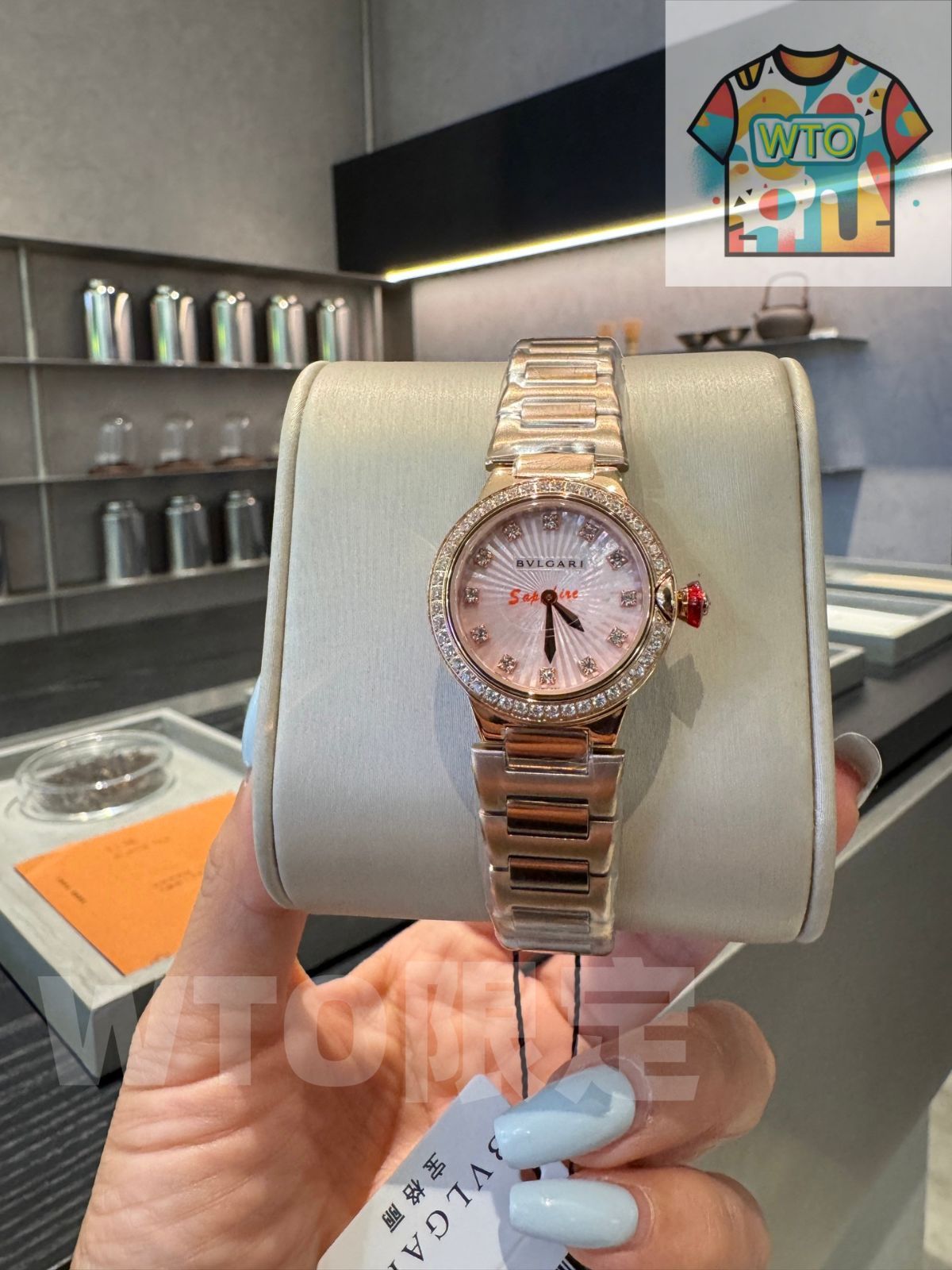 WTO通販 Bvlgari ブルガリ Lvcea サファイア ウォッチ-WTO輸入-ADB80