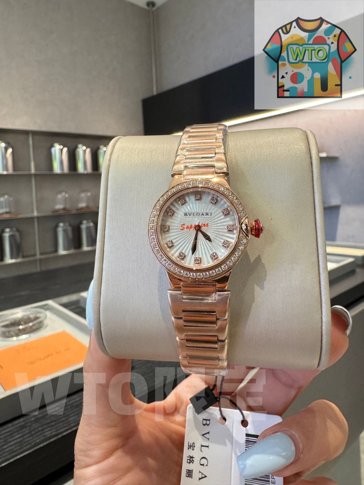 WTO通販 Bvlgari ブルガリ Lvcea サファイア ウォッチ-WTO輸入-ADB 80