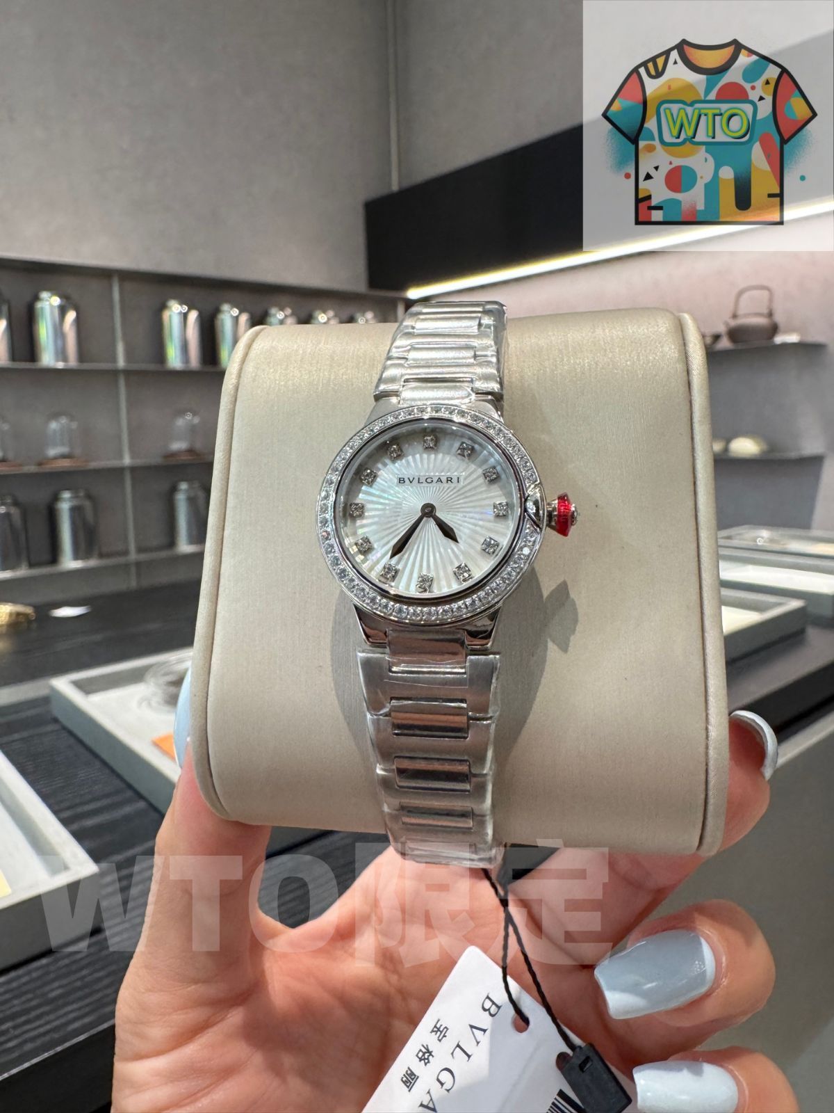 今日 Bvlgari ブルガリ Lvcea サファイア ウォッチ