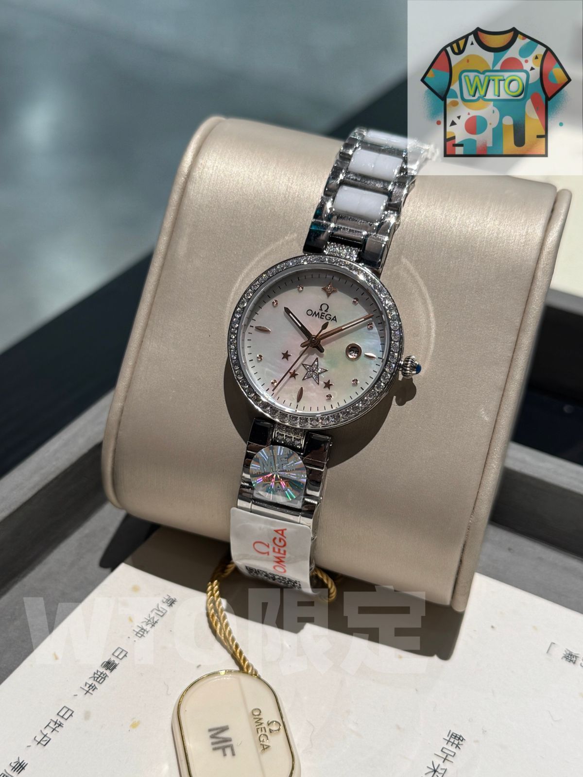 WTO通販 Omega オメガ 蝶飛 Chic スターリット ウォッチ-WTO輸入-ZXT 94