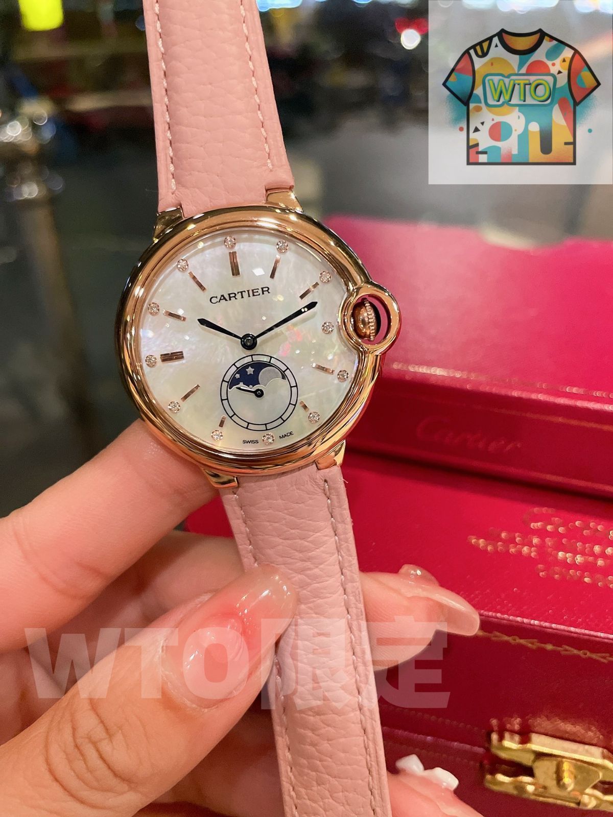WTO通販 Cartier カルティエ Ballon Bleu Luxury Limited Edition Women s Watch WTO輸入 NPT 67