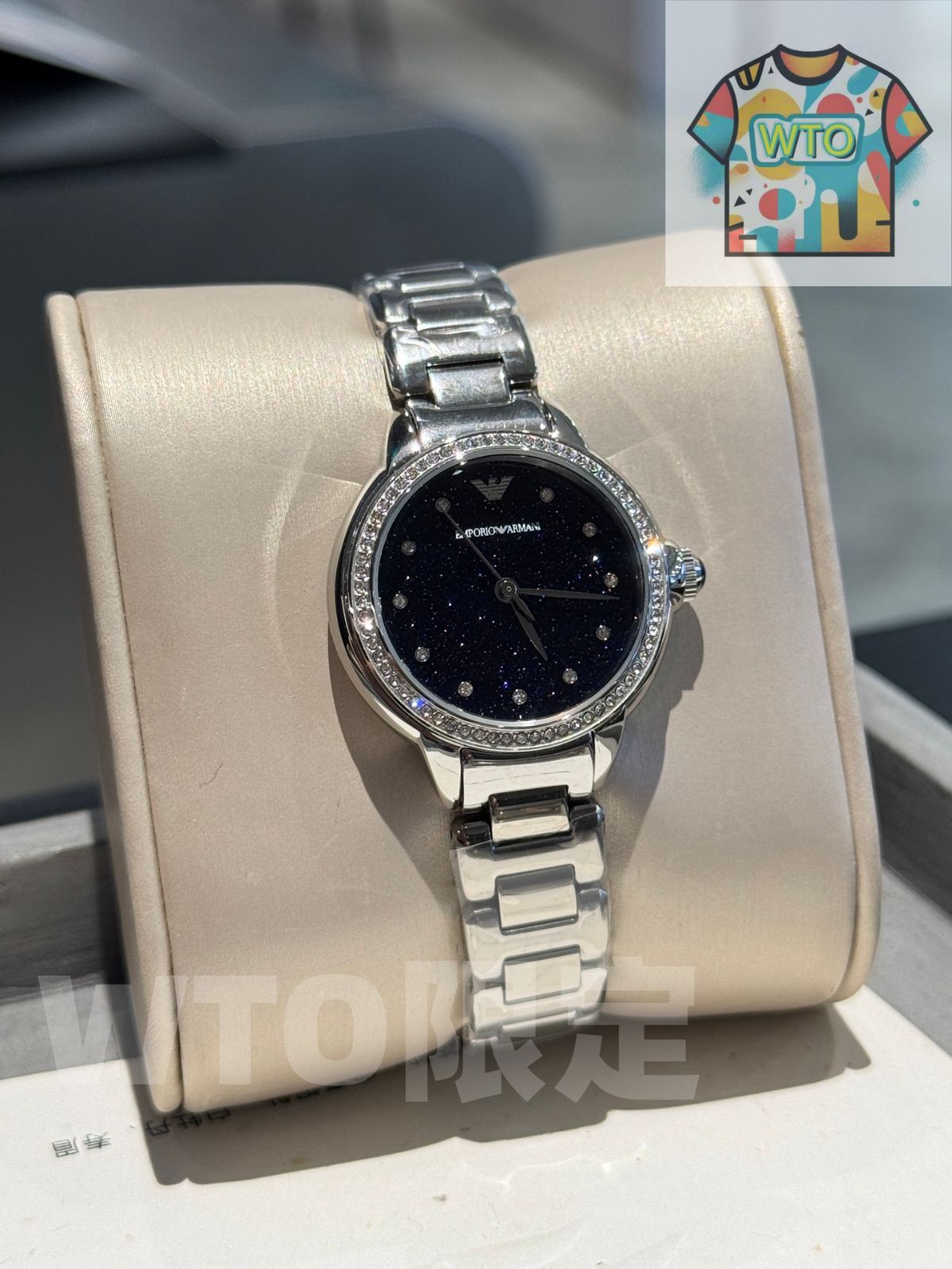 WTO通販 Armani アルマーニ スターリット レディースウォッチ-WTO輸入-PIM51