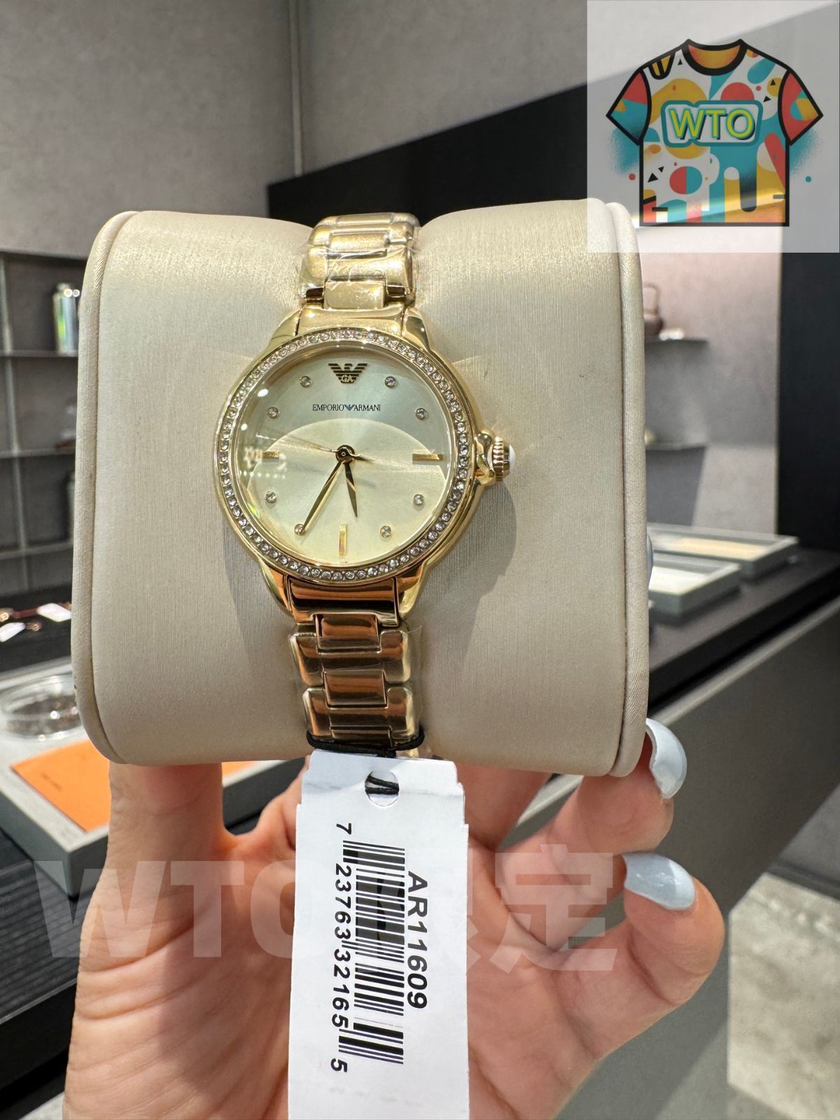  今日 Armani アルマーニ スターリット レディースウォッチ 腕時計(デジタル) 時計