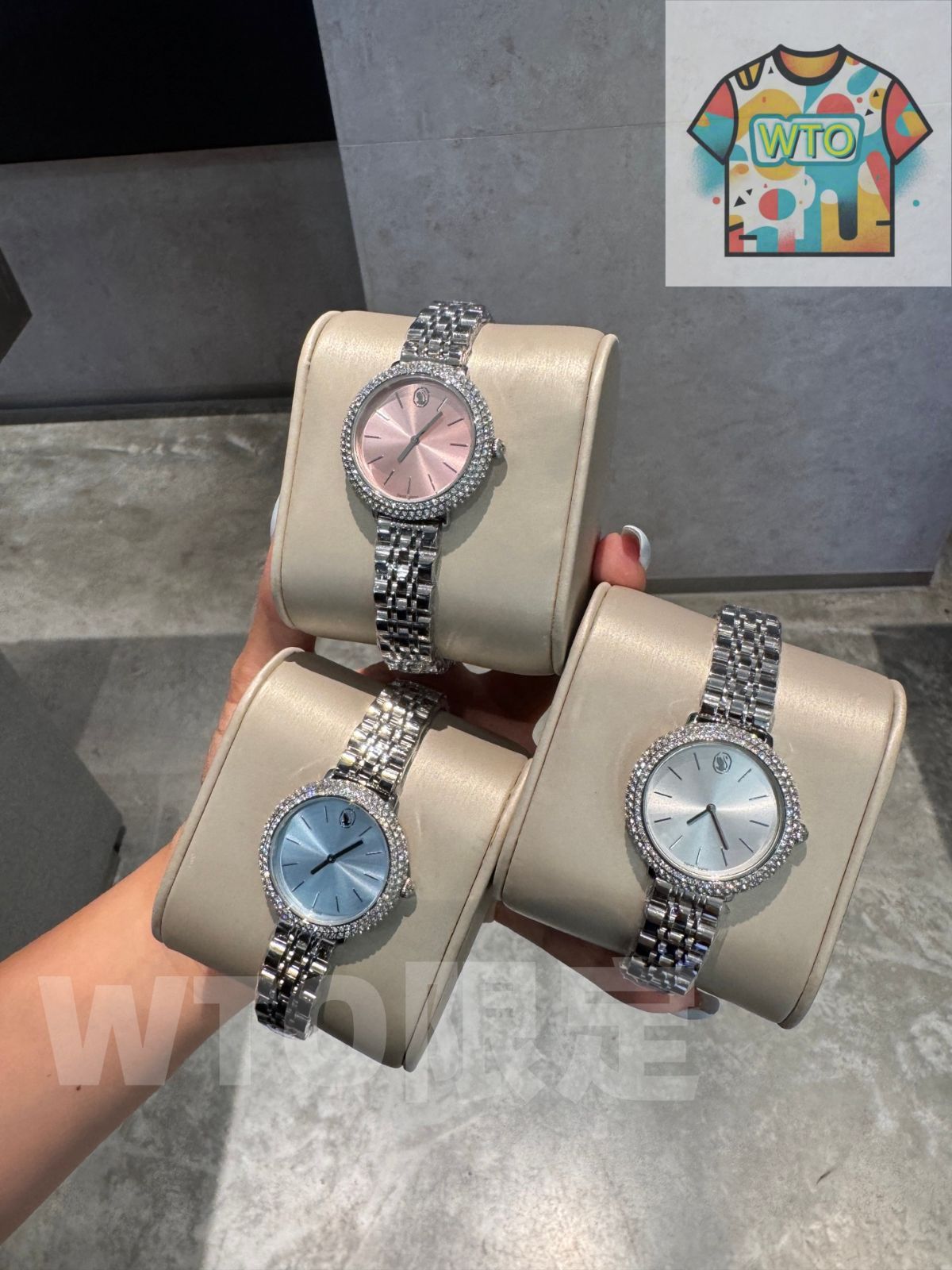 WTO通販 Swarovski スワロフスキー サマーグロー レディースウォッチ-WTO輸入-VKM29