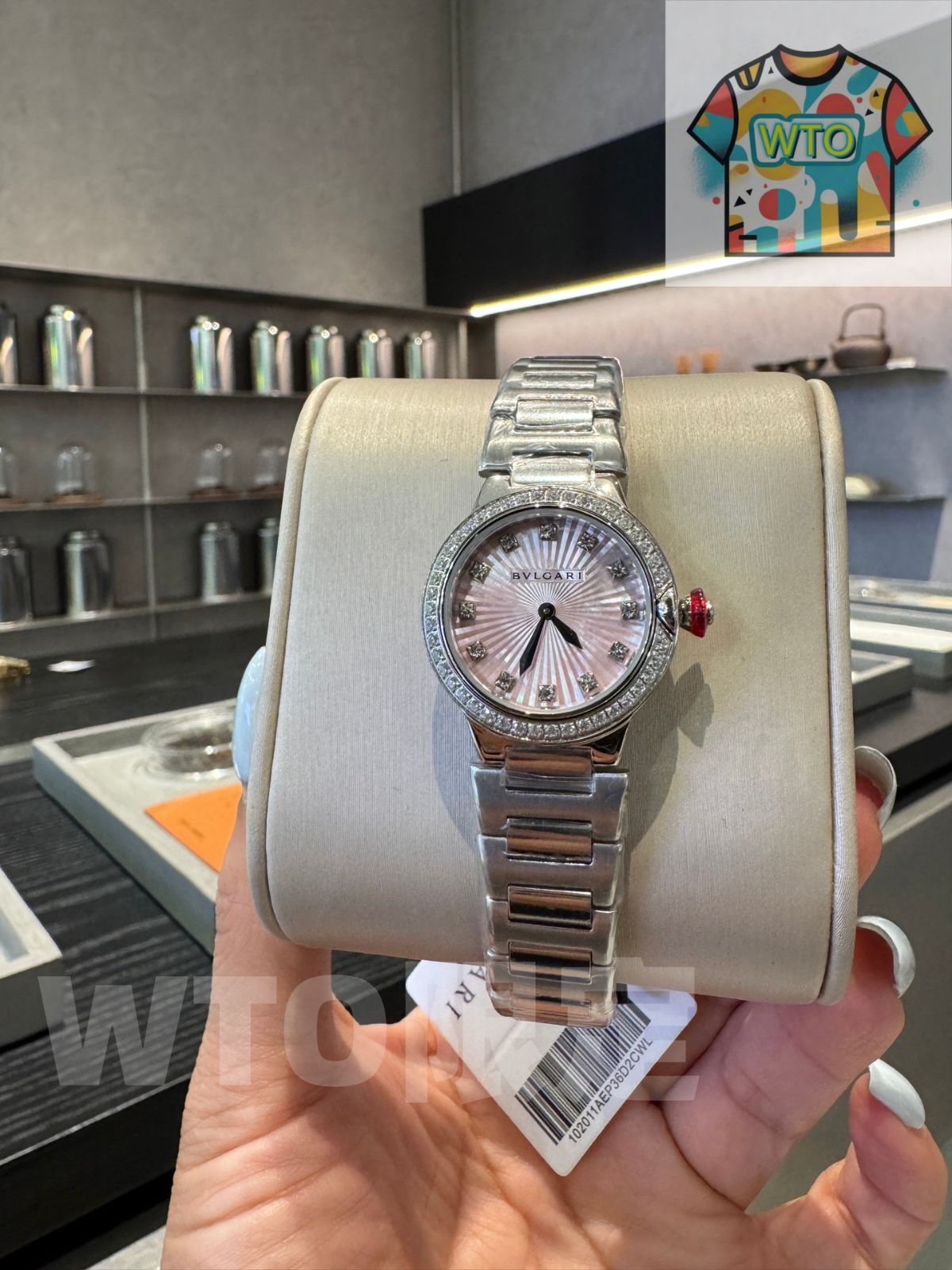 今日 Bvlgari ブルガリ Lvcea サファイア ウォッチ