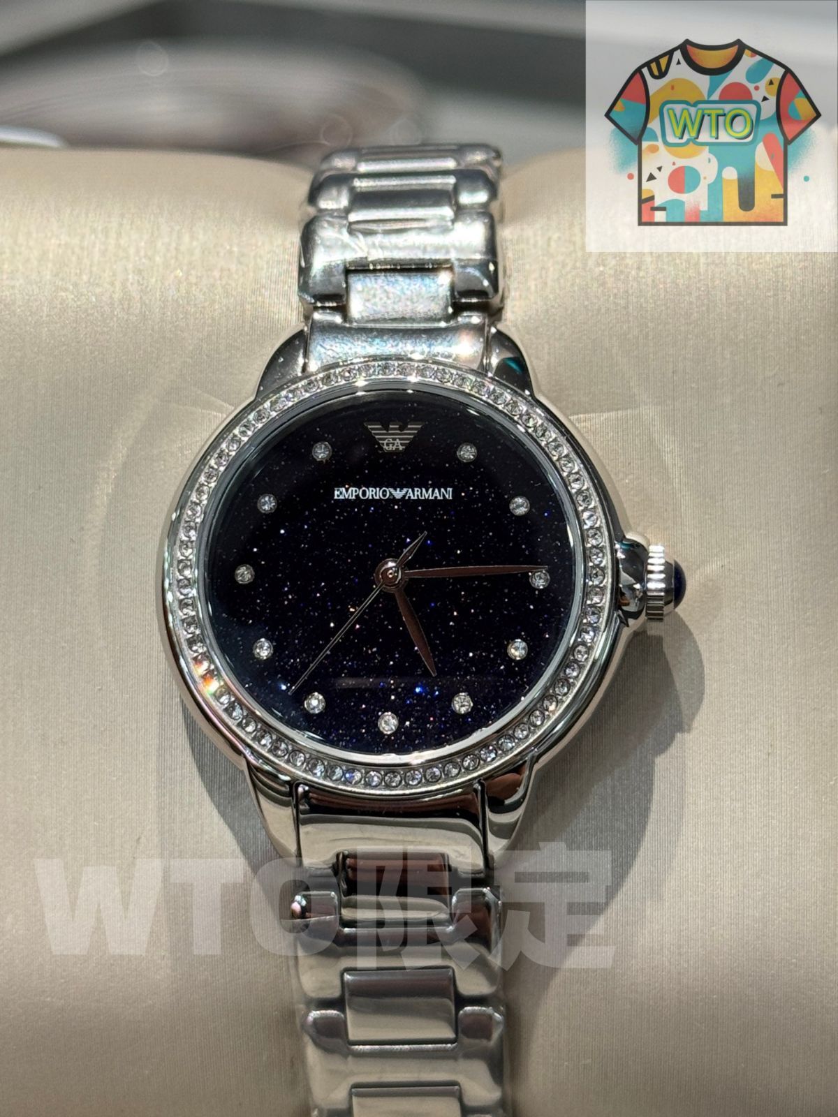 WTO通販 Armani アルマーニ スターリット レディースウォッチ-WTO輸入-PIM 51