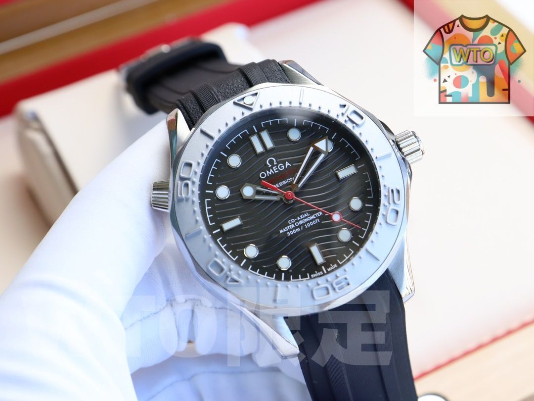 今日 Omega オメガ シーマスター300 セラミック単方向回転リング採用 WTO輸2入