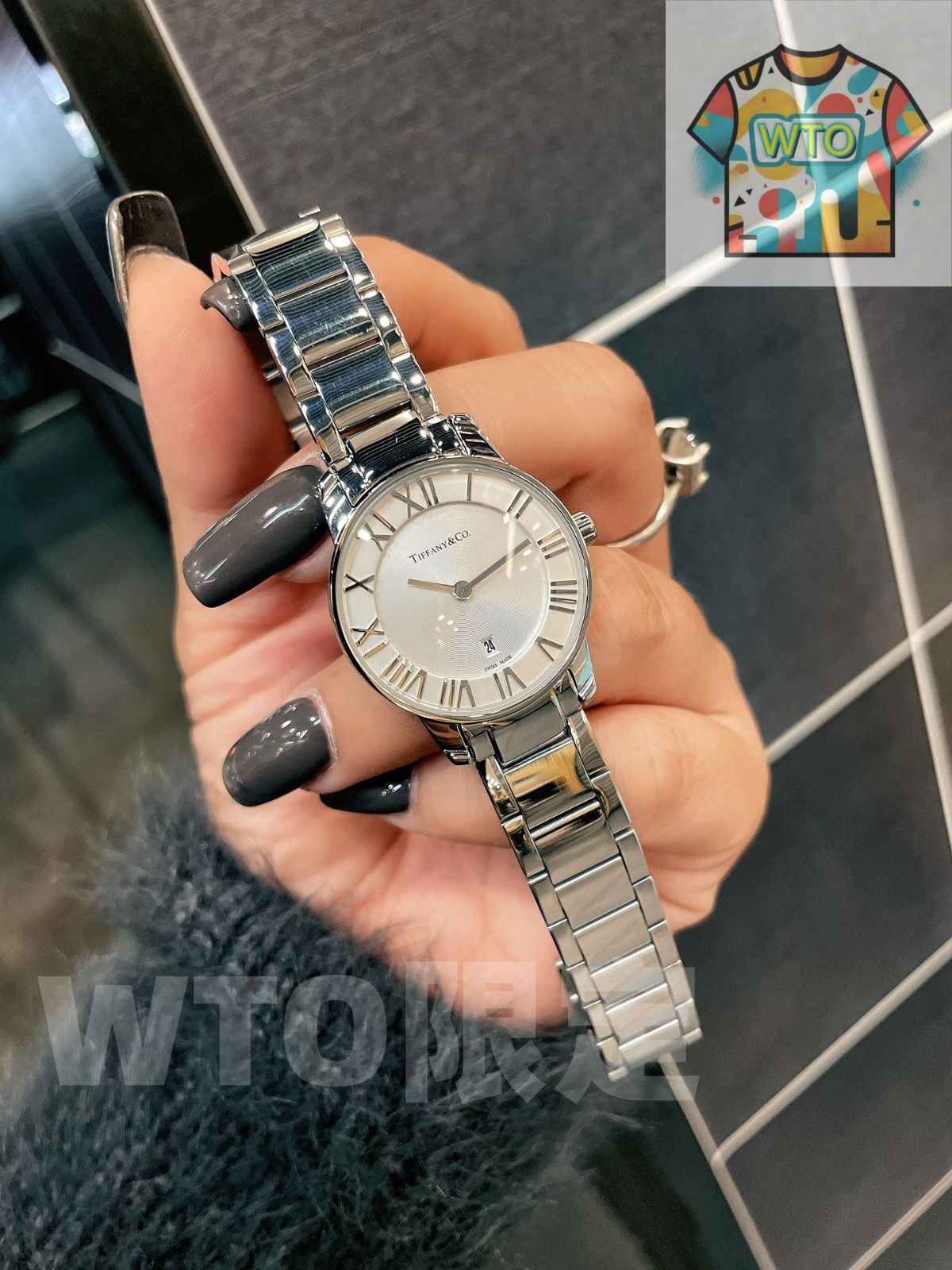 今日 Tiffany - Co. ティファニー Annual Patent Design Quartz Women s Watch