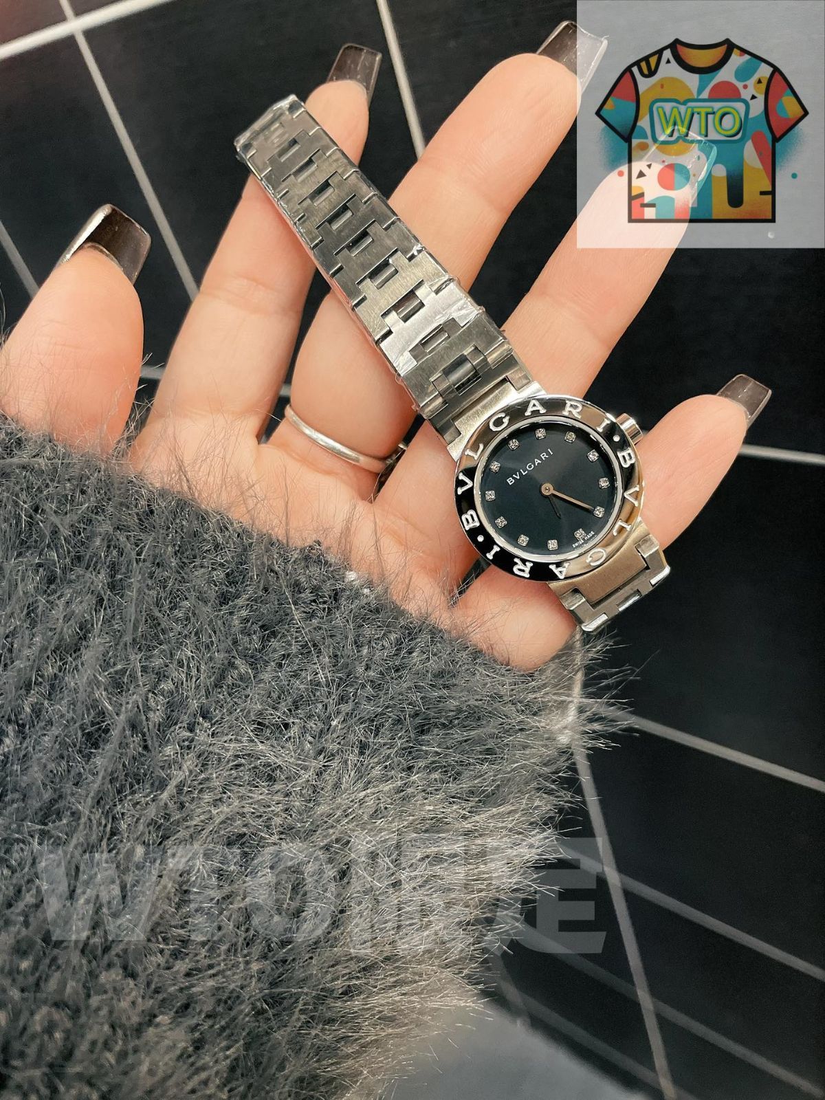 WTO通販 BVLGARI ブルガリ B.zero1 Black - Silver Women s Watch-WTO輸入-SPH66