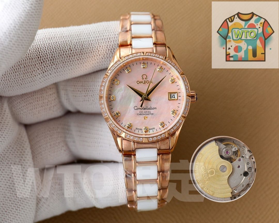  WTO通販 Omega オメガ デビューシリーズ AA級真珠貝盤搭載-WTO輸入-VRK 80 腕時計(デジタル) 時計