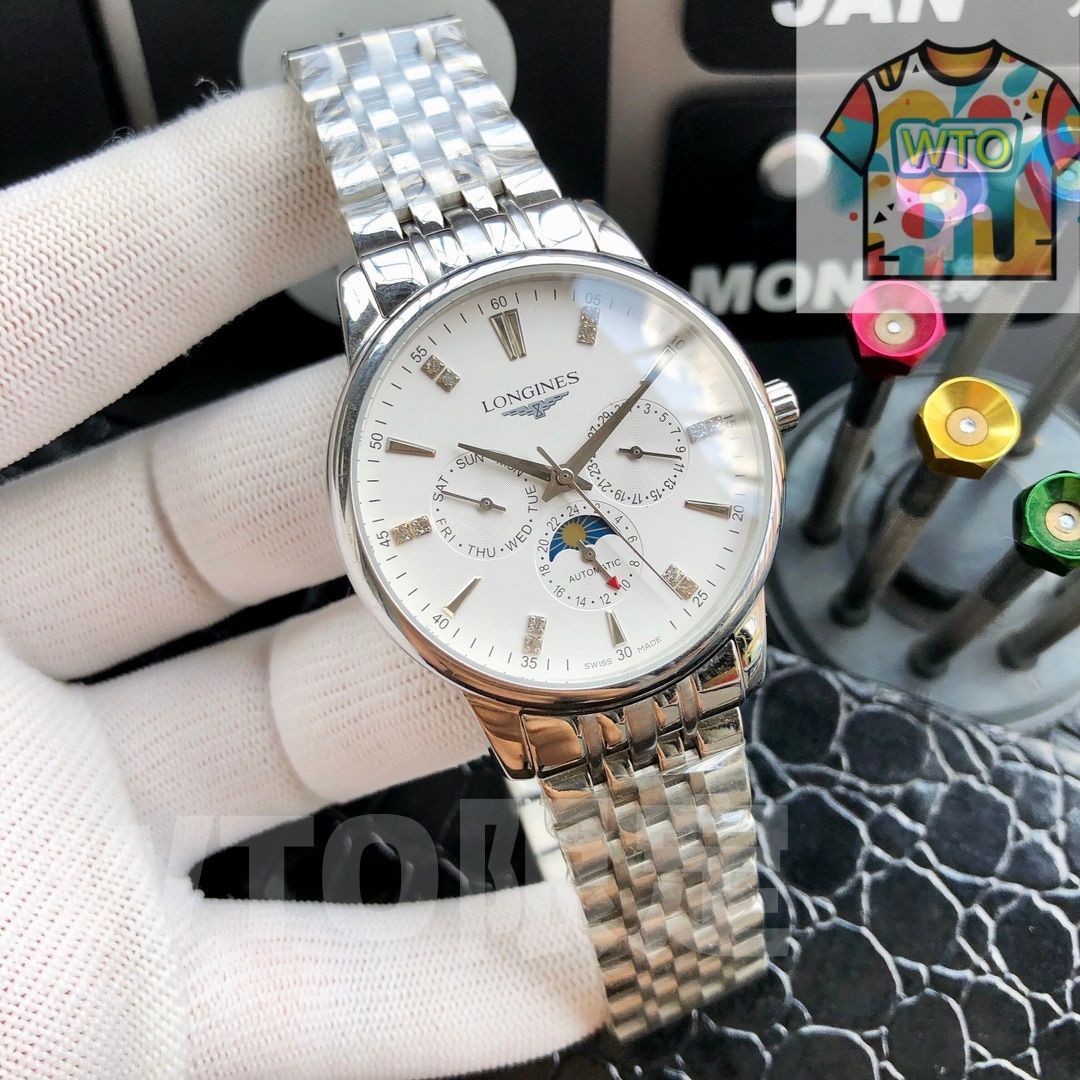  今日 Longines ロンジン トップクラスの機械式ムーブメント搭載 WTO輸2入 腕時計(デジタル) 時計