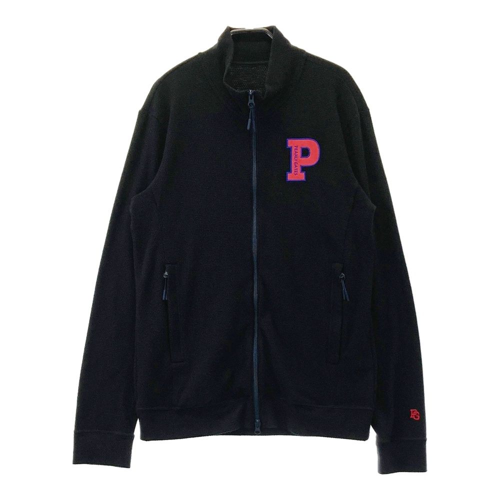 サイズ 5 PEARLY GATES パーリーゲイツ モデル 起毛 ジップジャケット ブラック系 240101557147 ゴルフウェア メンズ ストスト