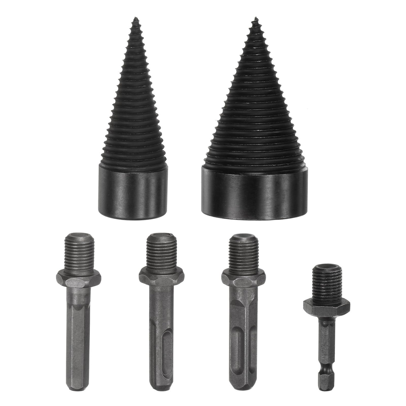園芸用品 2パックのウッドスプリッタードリルビット32mm 50mm 4つの 
