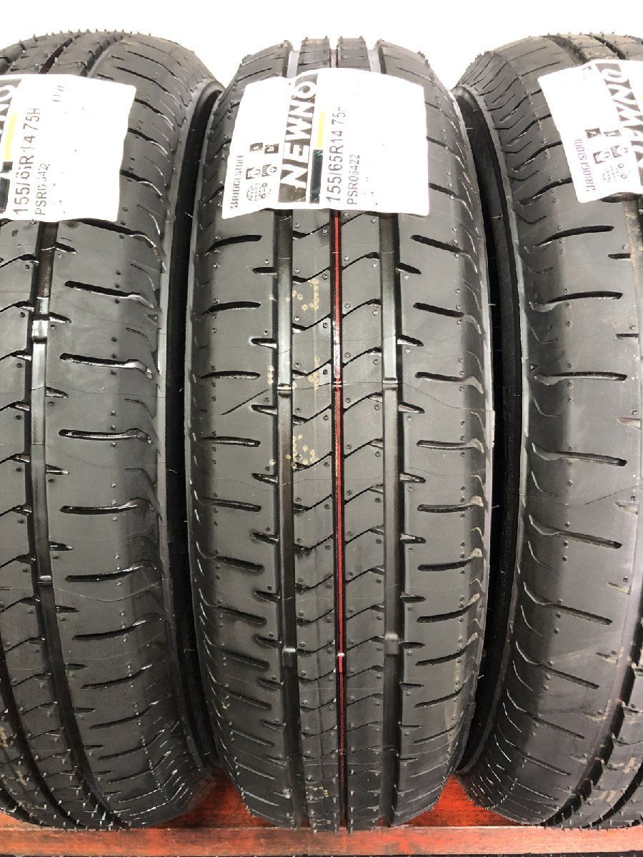  製 BS NEWNO 155 65 R 14 75 H 14インチ 夏タイヤ 4本 ムーブ ムーブキャンパス シフォン タント ルクラ等 STU 007 14インチ サマータイヤ ノーマルタイヤ