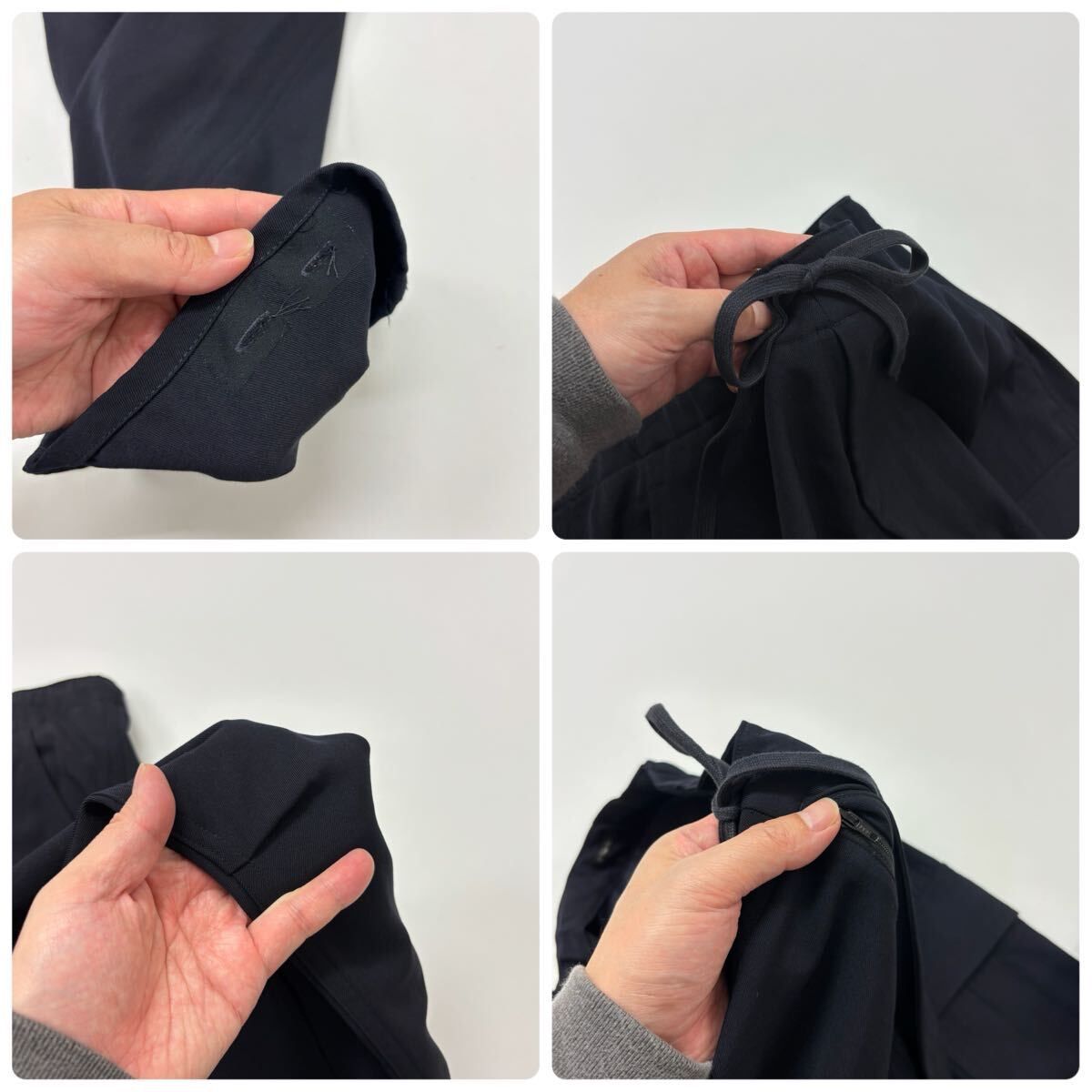 21ss 2021 COMOLI コモリ ウールギャバ 6P パンツ ワイド カーゴ