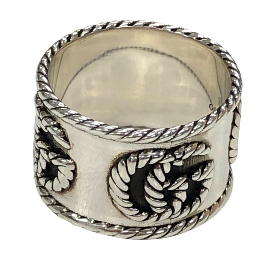 グッチ リング GGロゴ SV925 サイズ17号 GUCCI AFI7