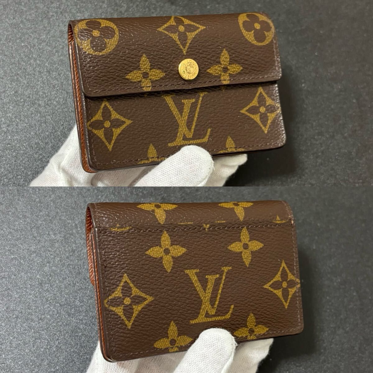j77 アコルディオン ルイ ヴィトン モノグラム コインケース 小銭入れ