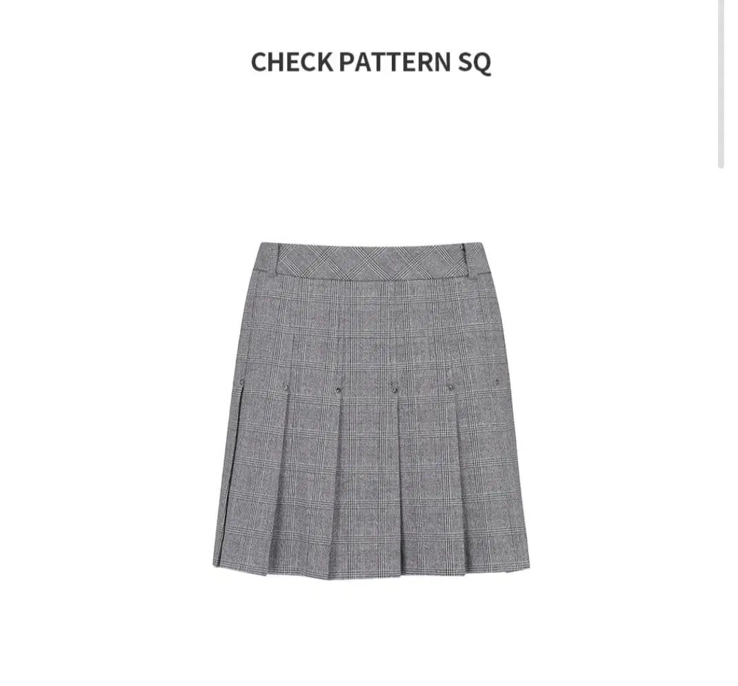 アニューゴルフ チェック プリーツ スカート