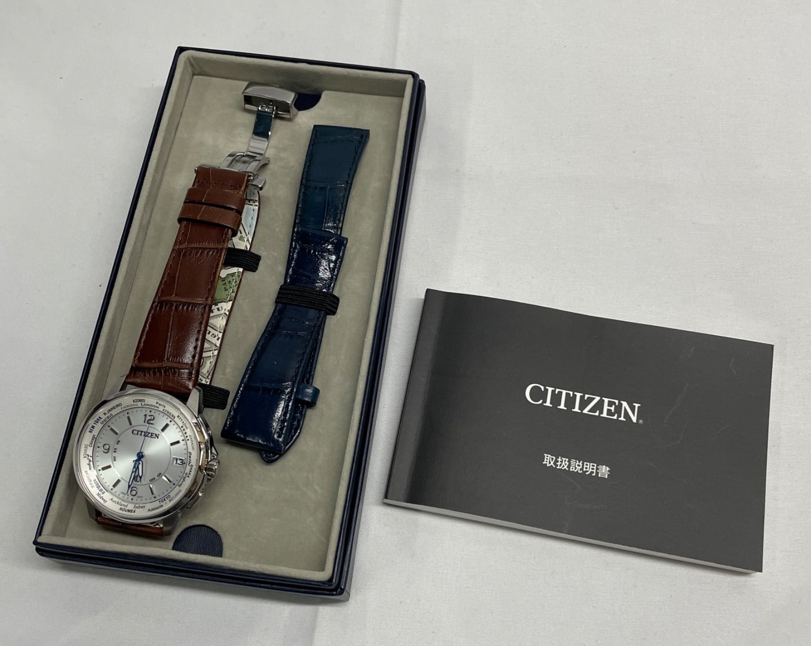 CITIZEN xC ANA コラボモデル H149-T018335 クロスシー アナ 替えバンドあり 汚れ 千切れあり 動作品 腕時計 ANA-28-0011号 111305